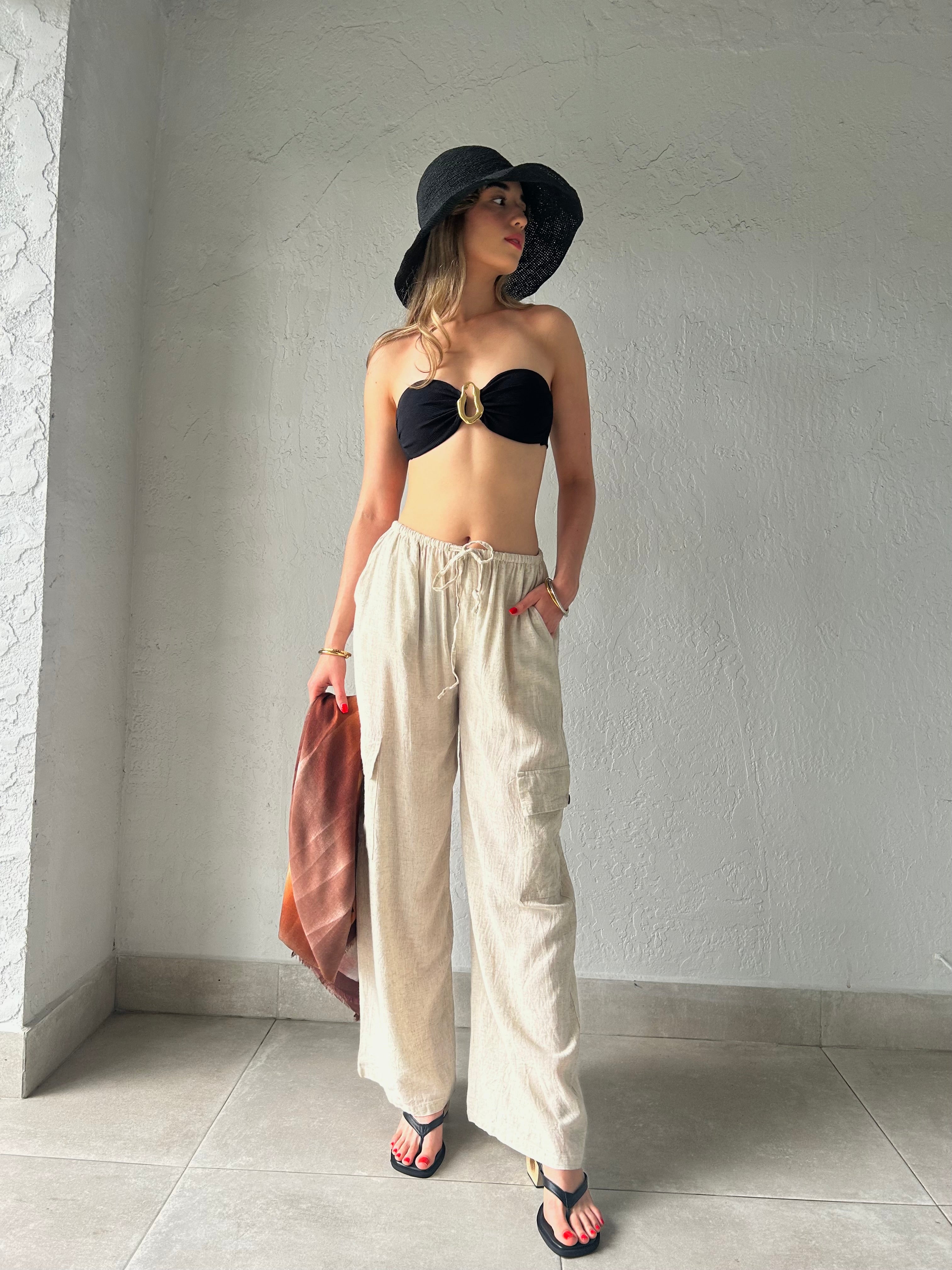 TIL MORNING LINEN CARGO PANT