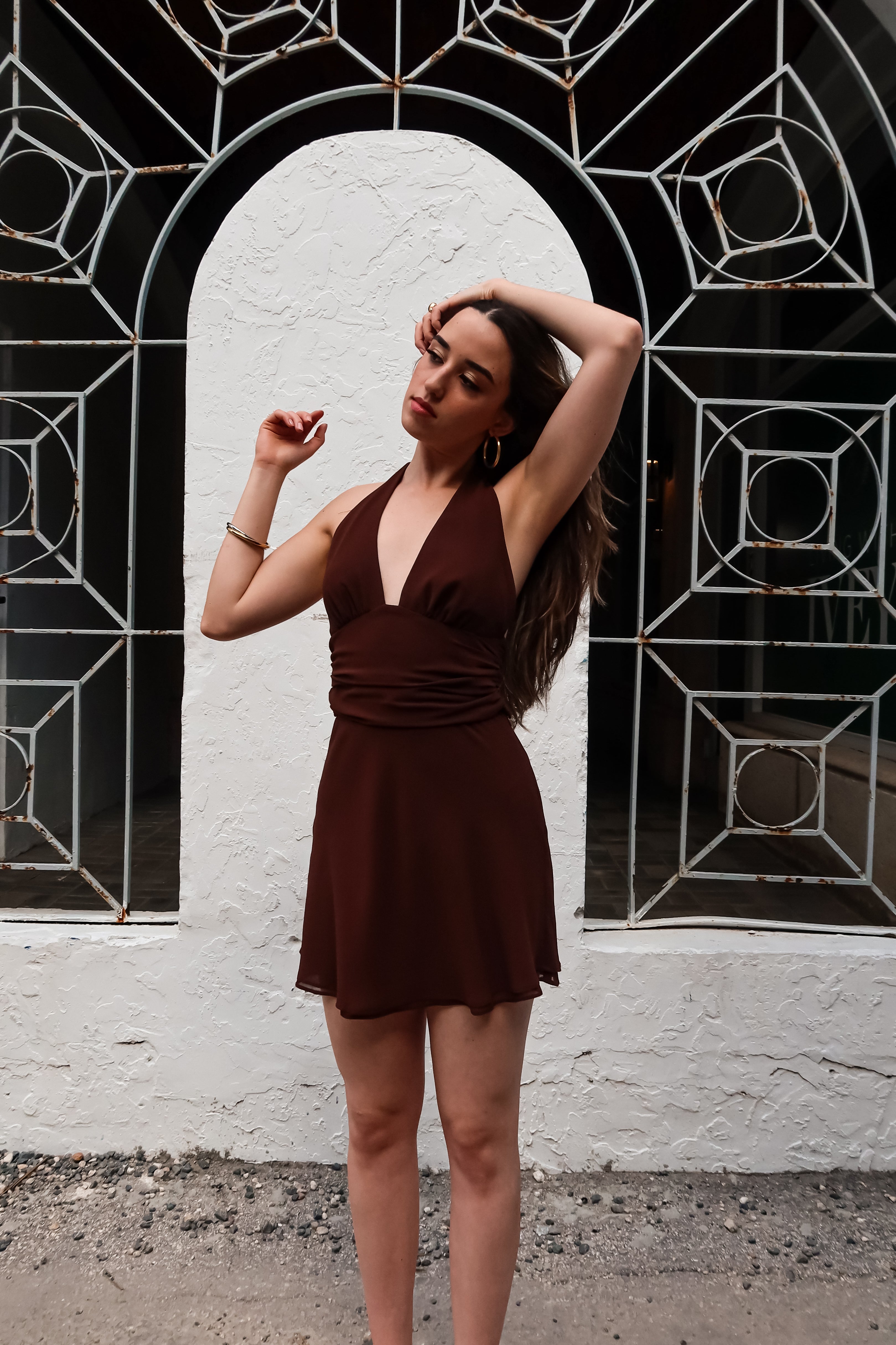 HIGH STANDARDS CHIFFON - BROWN