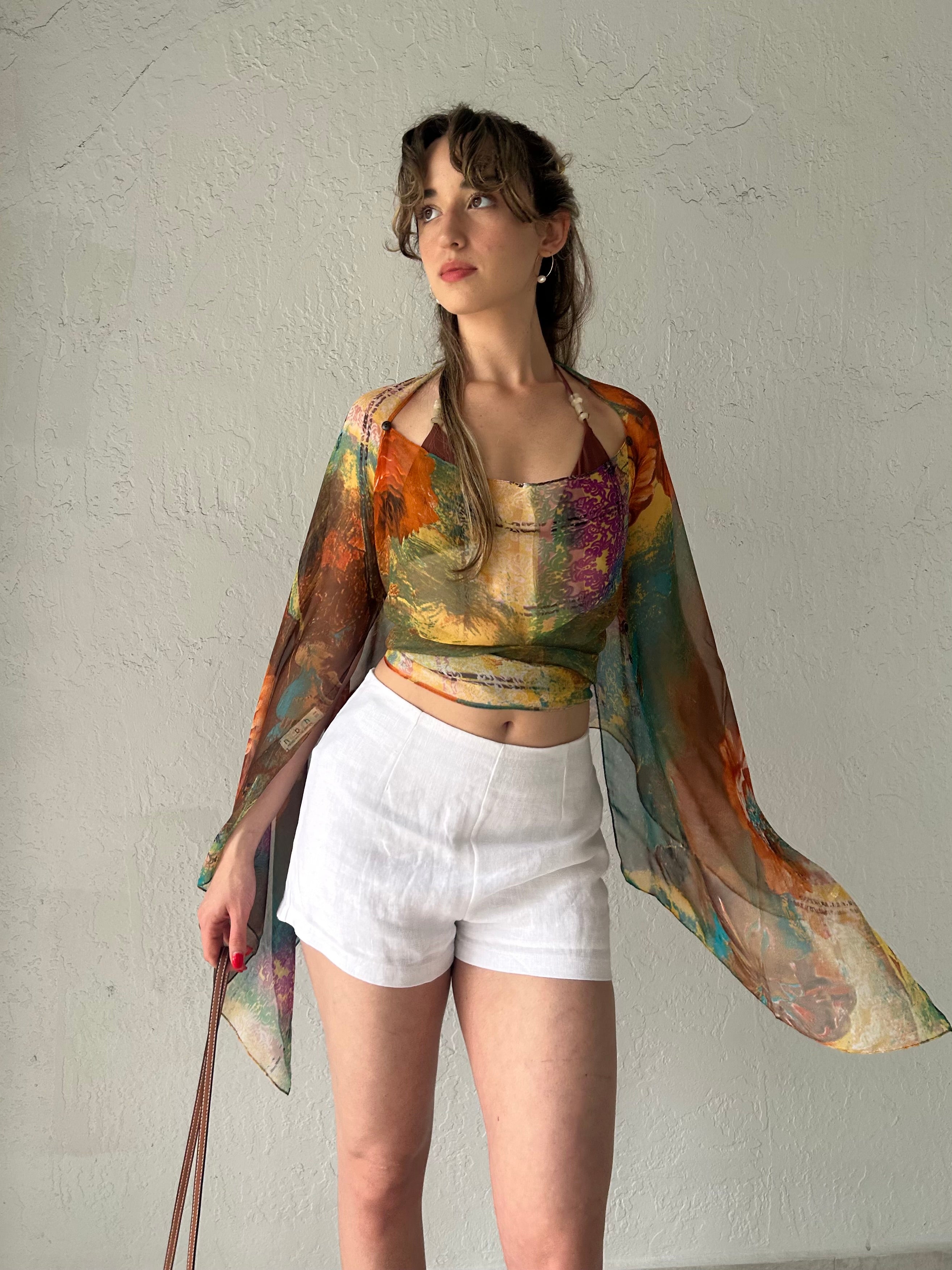 9-WAY CHIFFON PONCHO