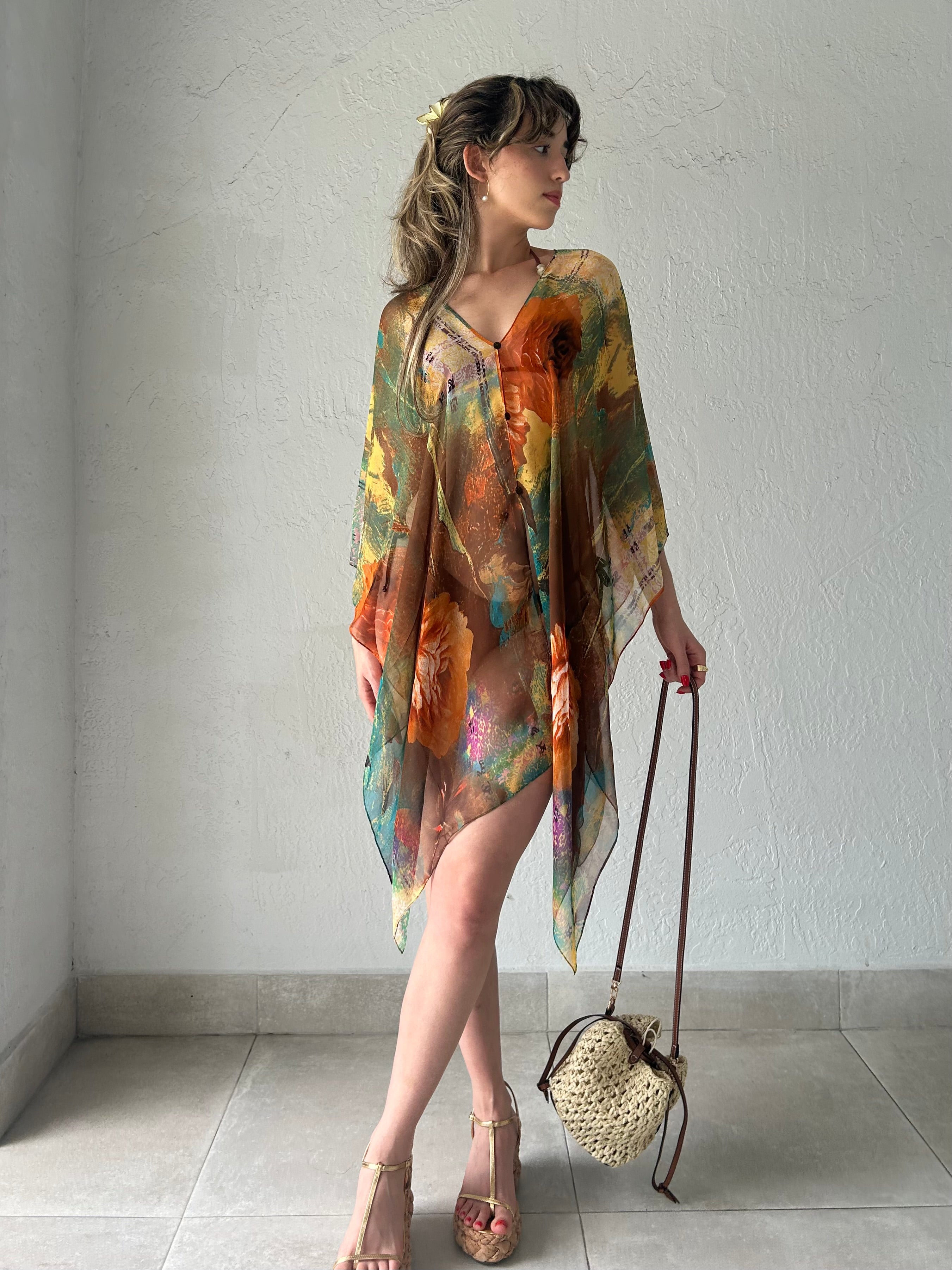 9-WAY CHIFFON PONCHO