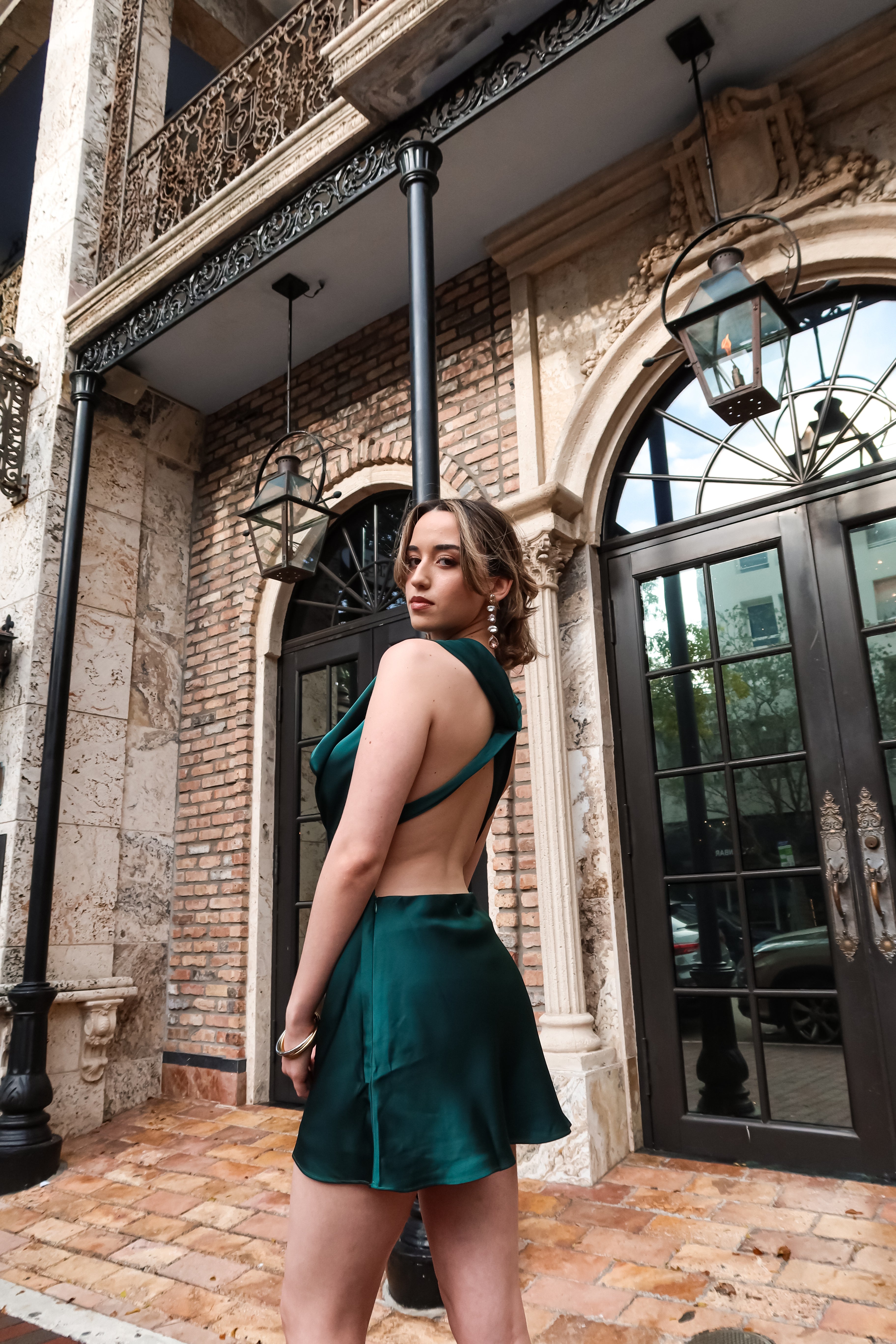 READY OR NOT SATIN MINI DRESS