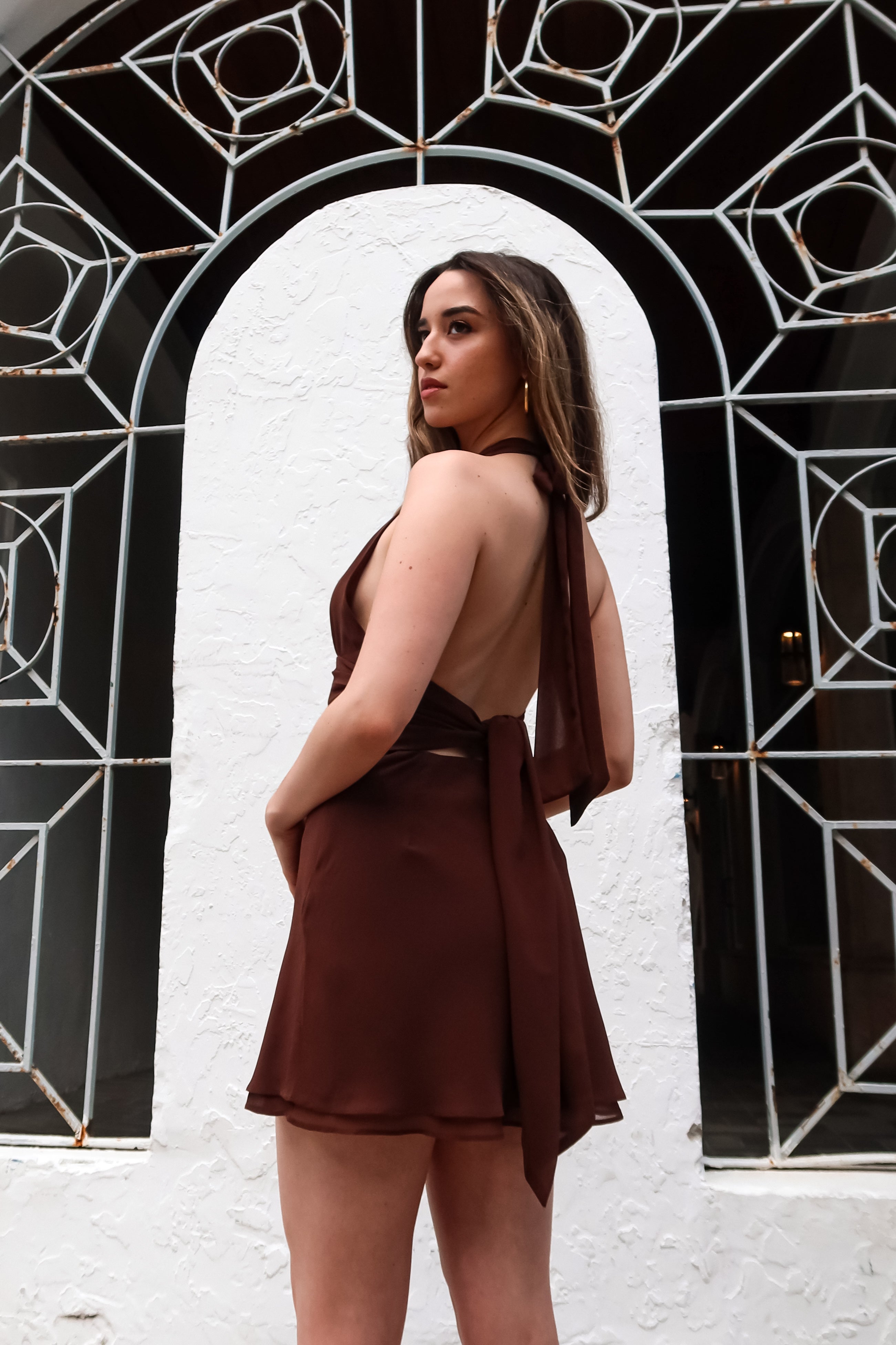 HIGH STANDARDS CHIFFON - BROWN