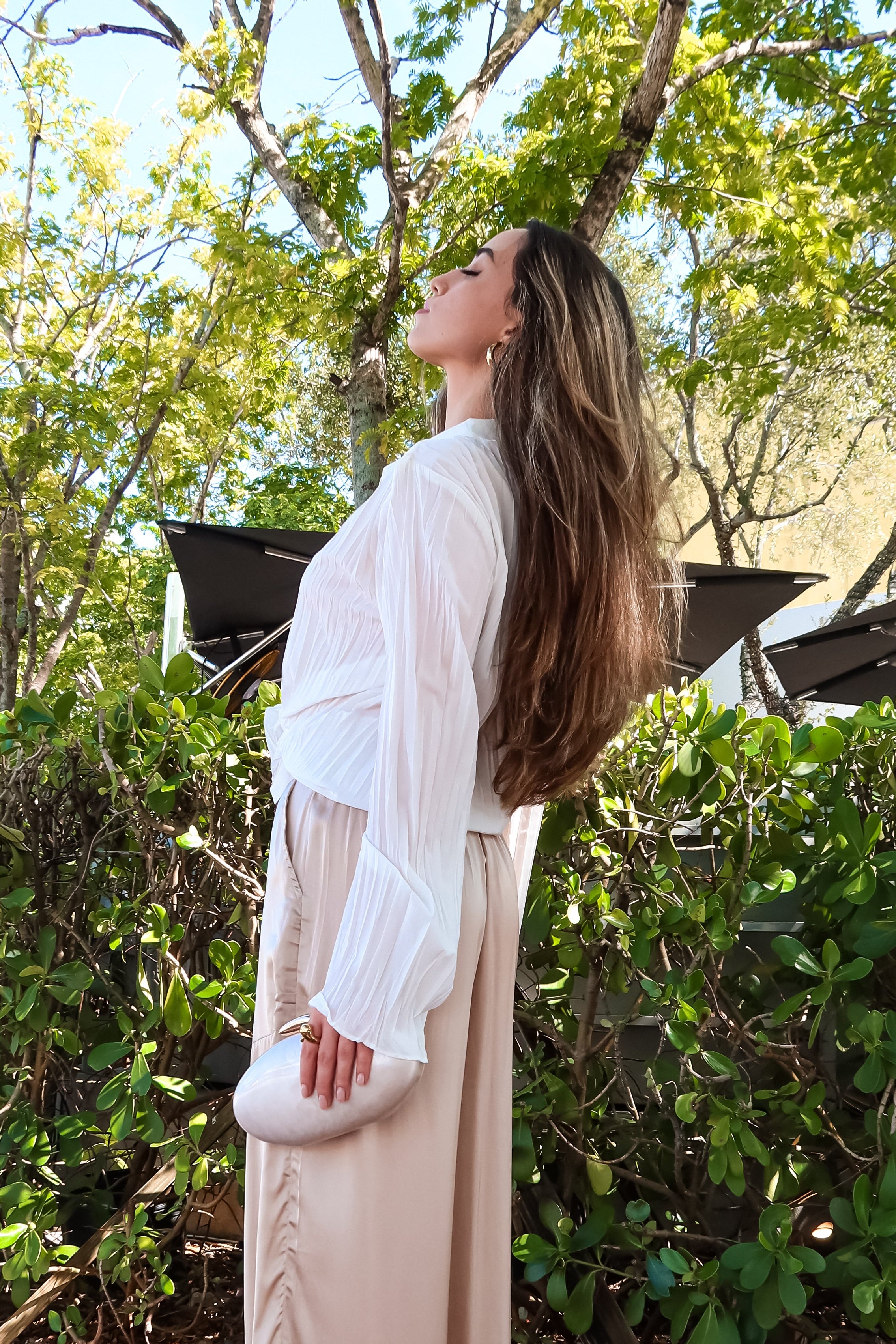 SUMMER CRUSH PLEATED BLOUSE