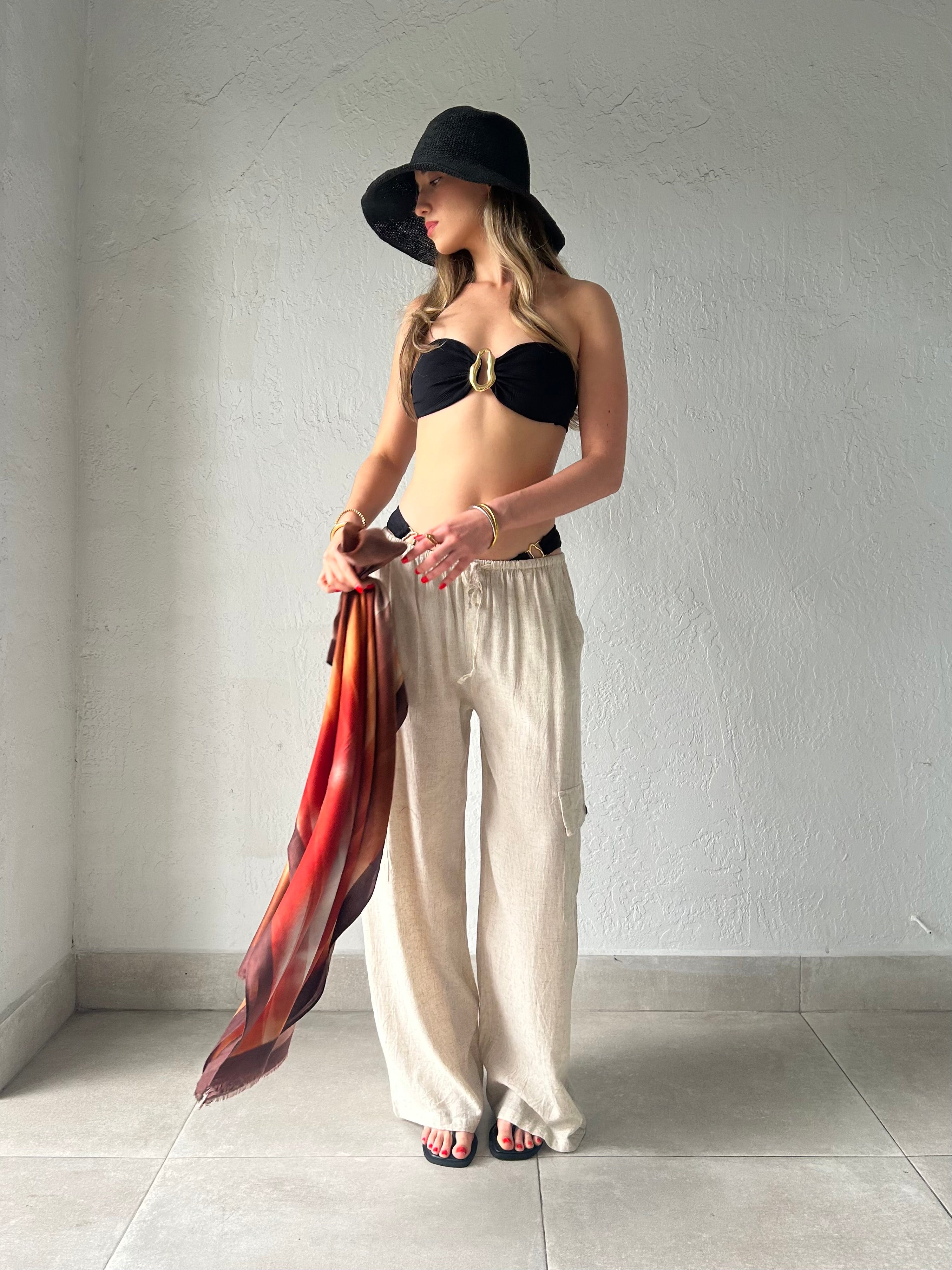 TIL MORNING LINEN CARGO PANT