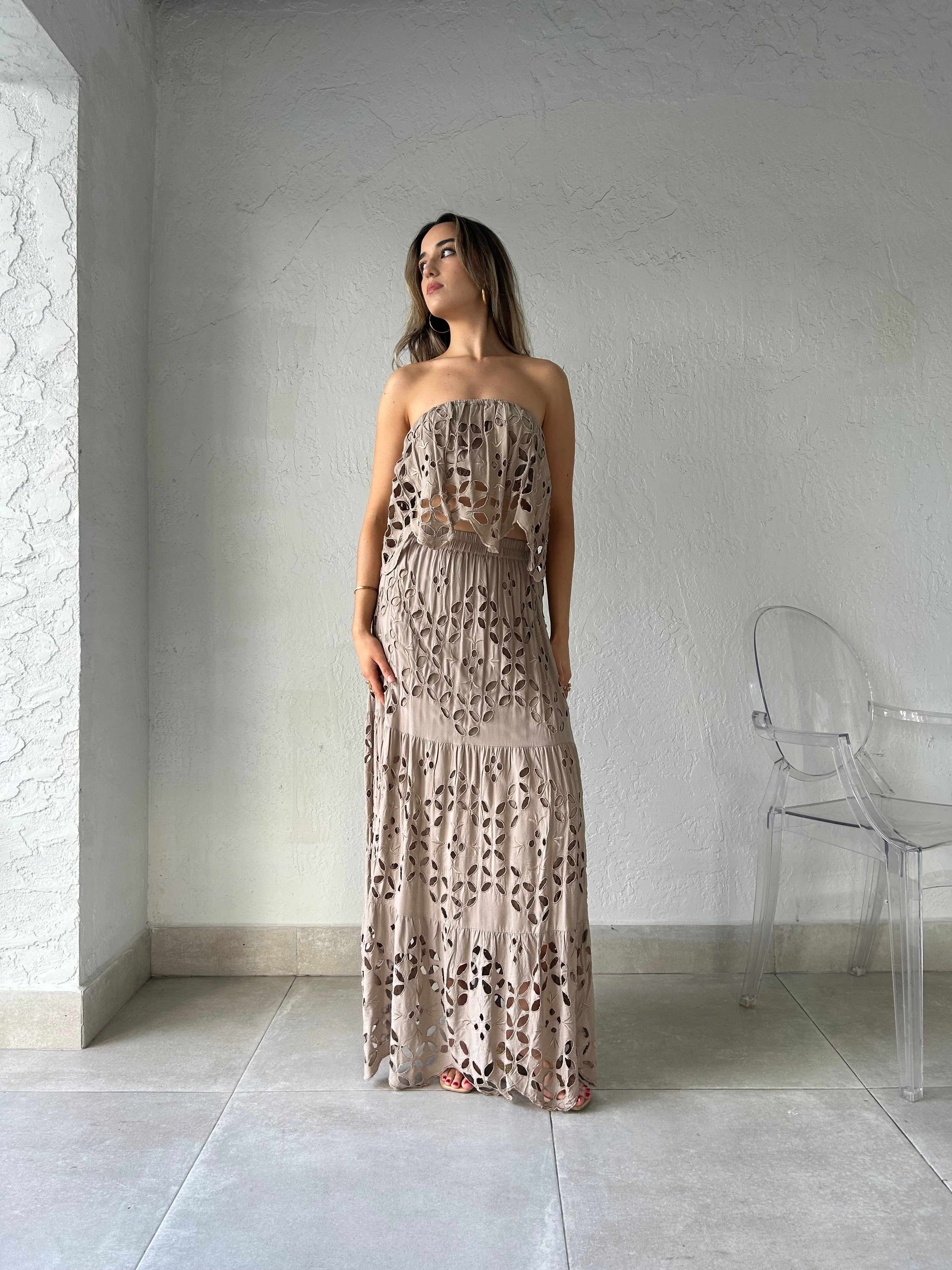EARTH MAXI SKIRT SET