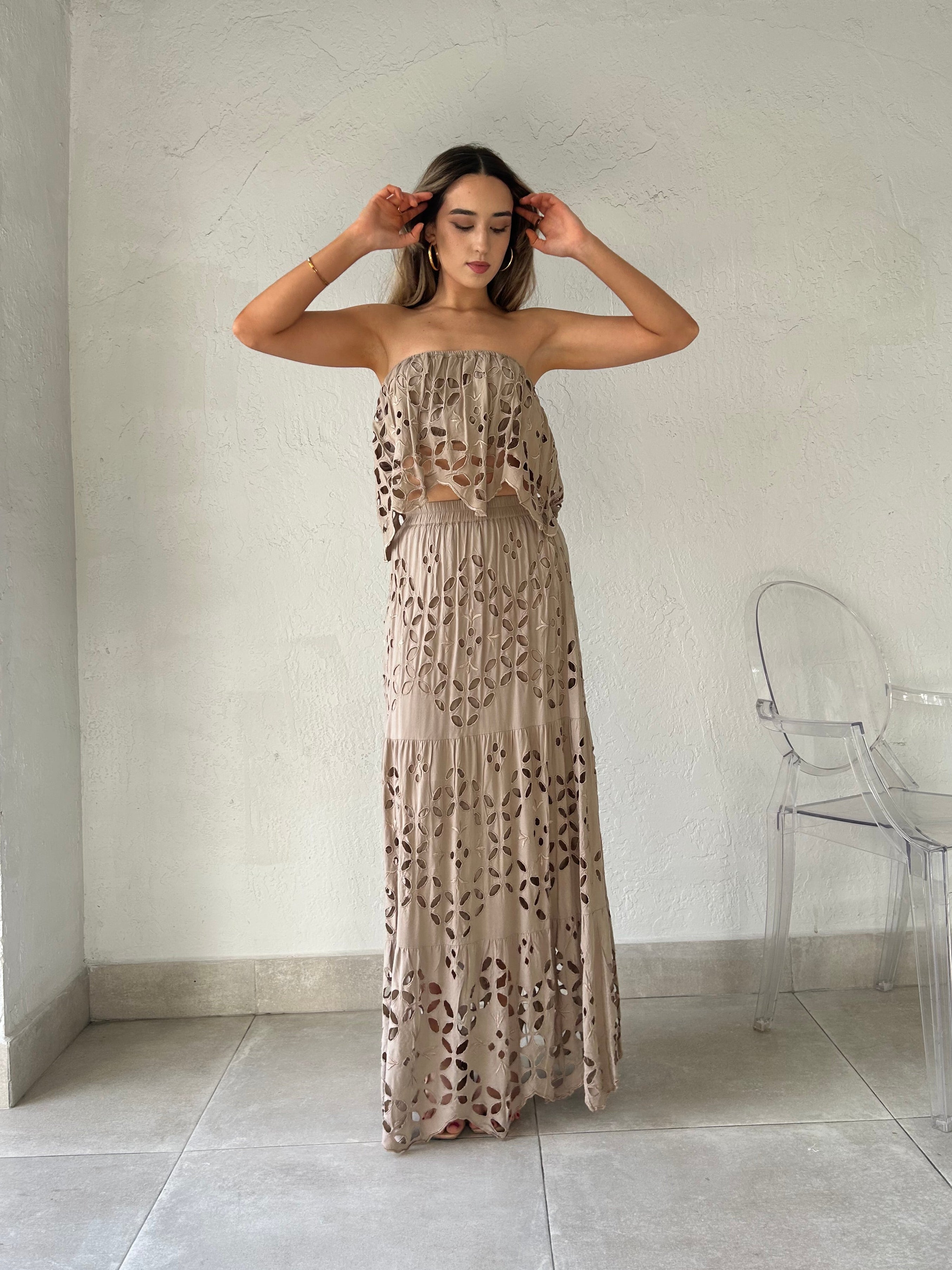 EARTH MAXI SKIRT SET