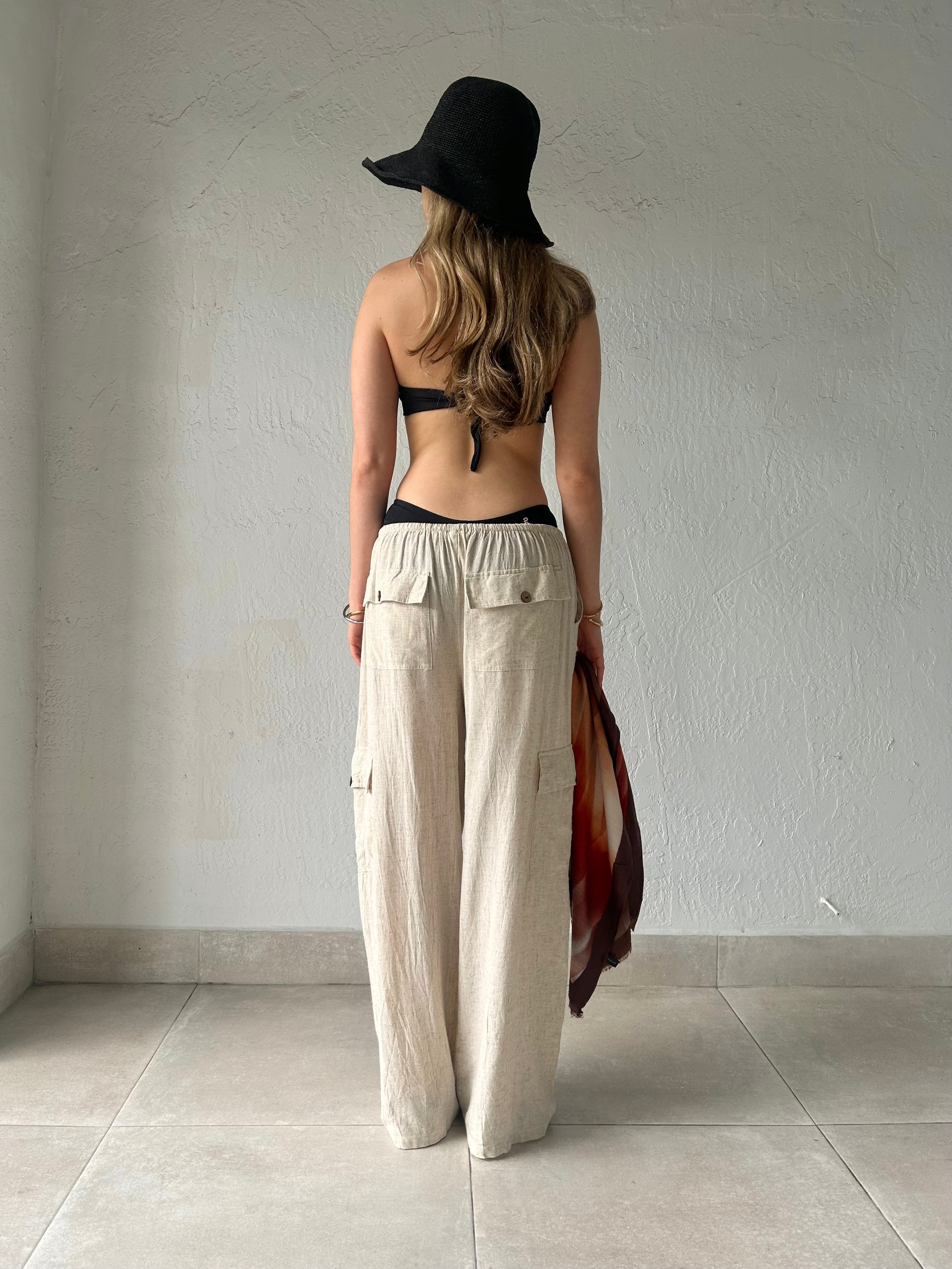 TIL MORNING LINEN CARGO PANT