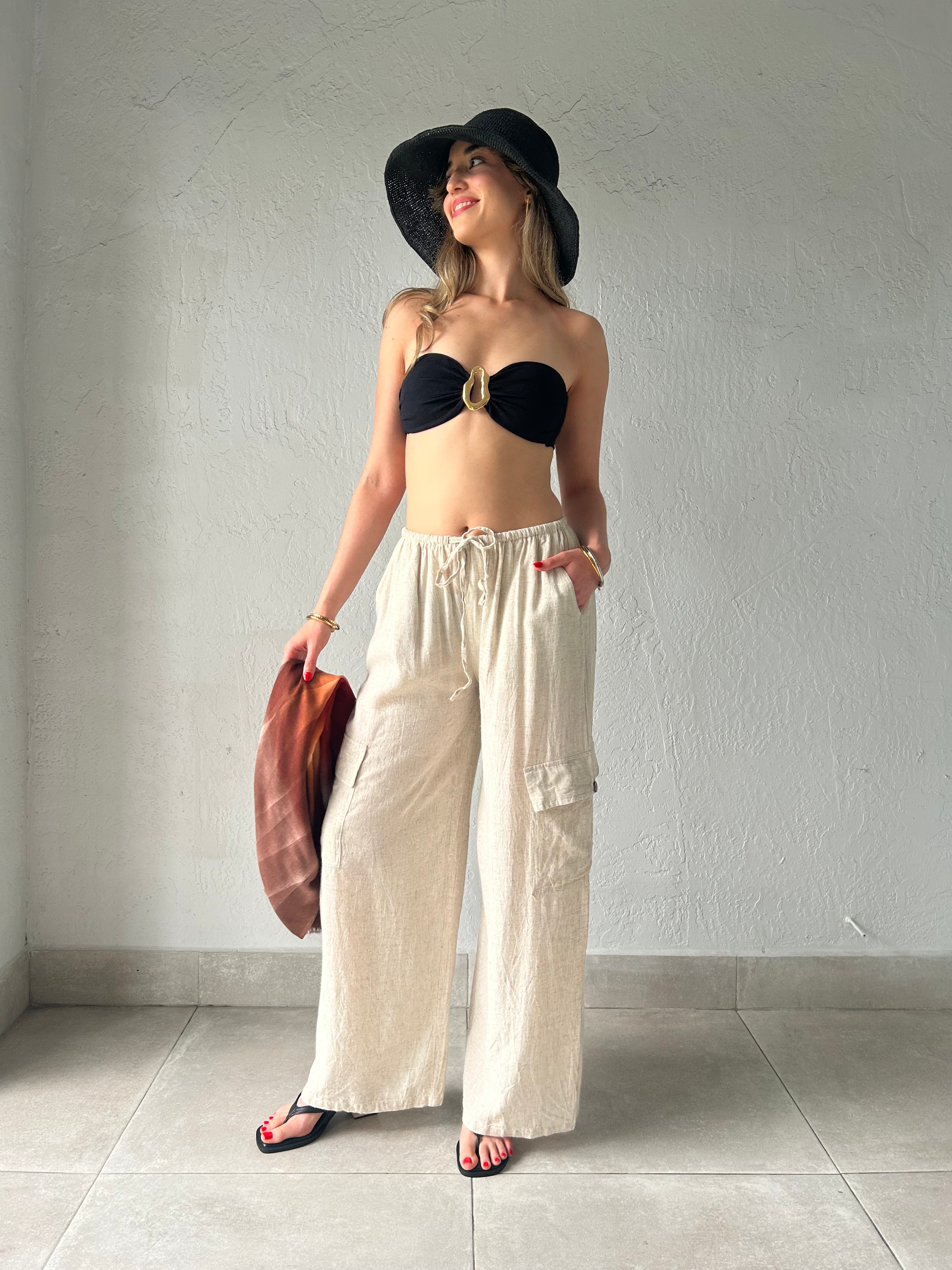 TIL MORNING LINEN CARGO PANT