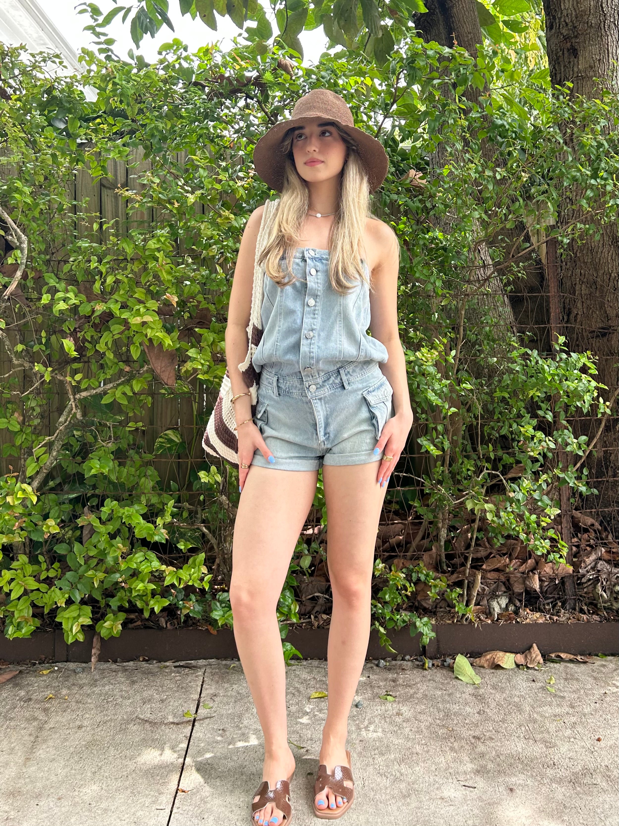 DESERT DENIM ROMPER