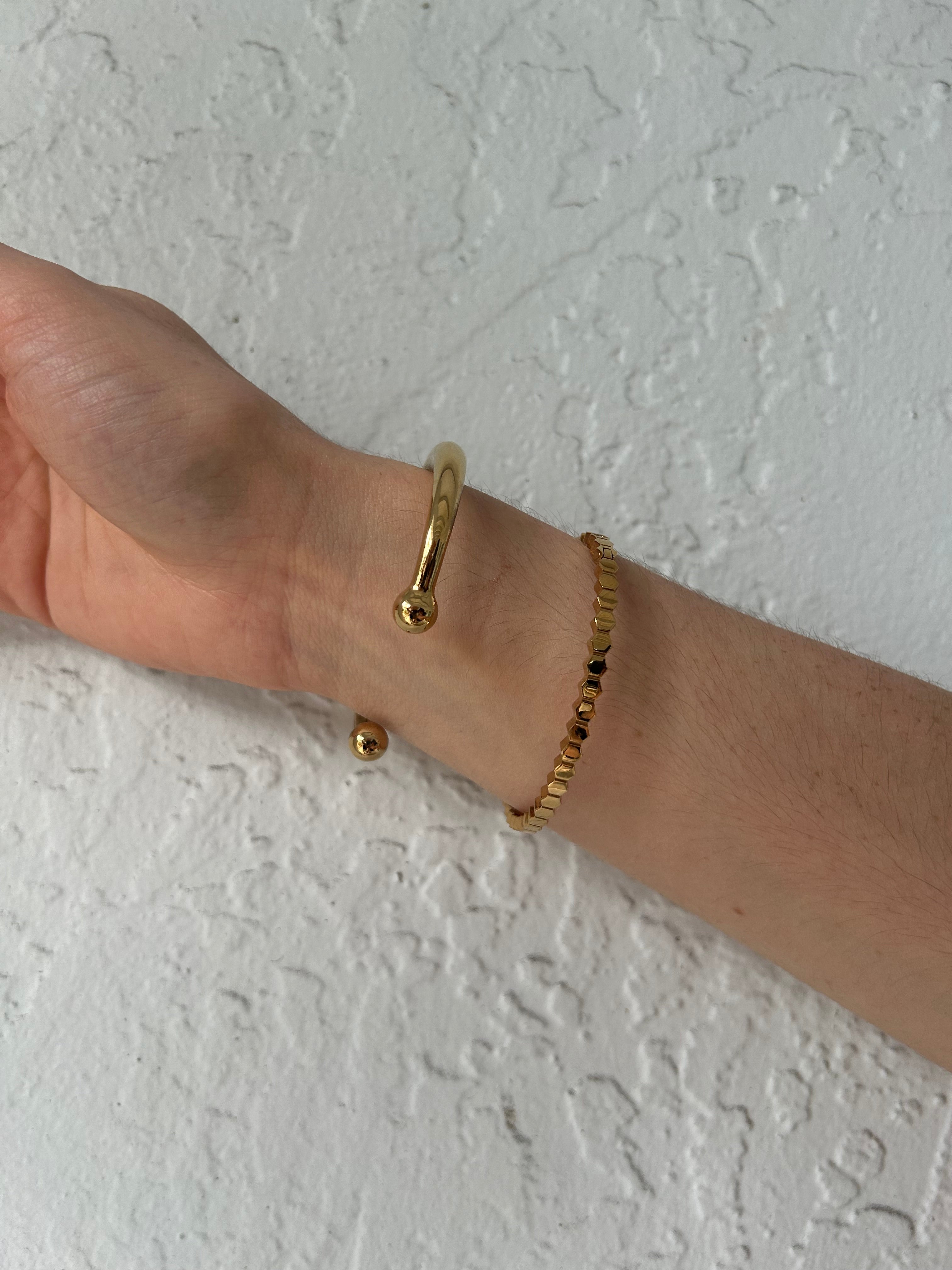STAINLESS STEEL BULL CUFF BRACELET