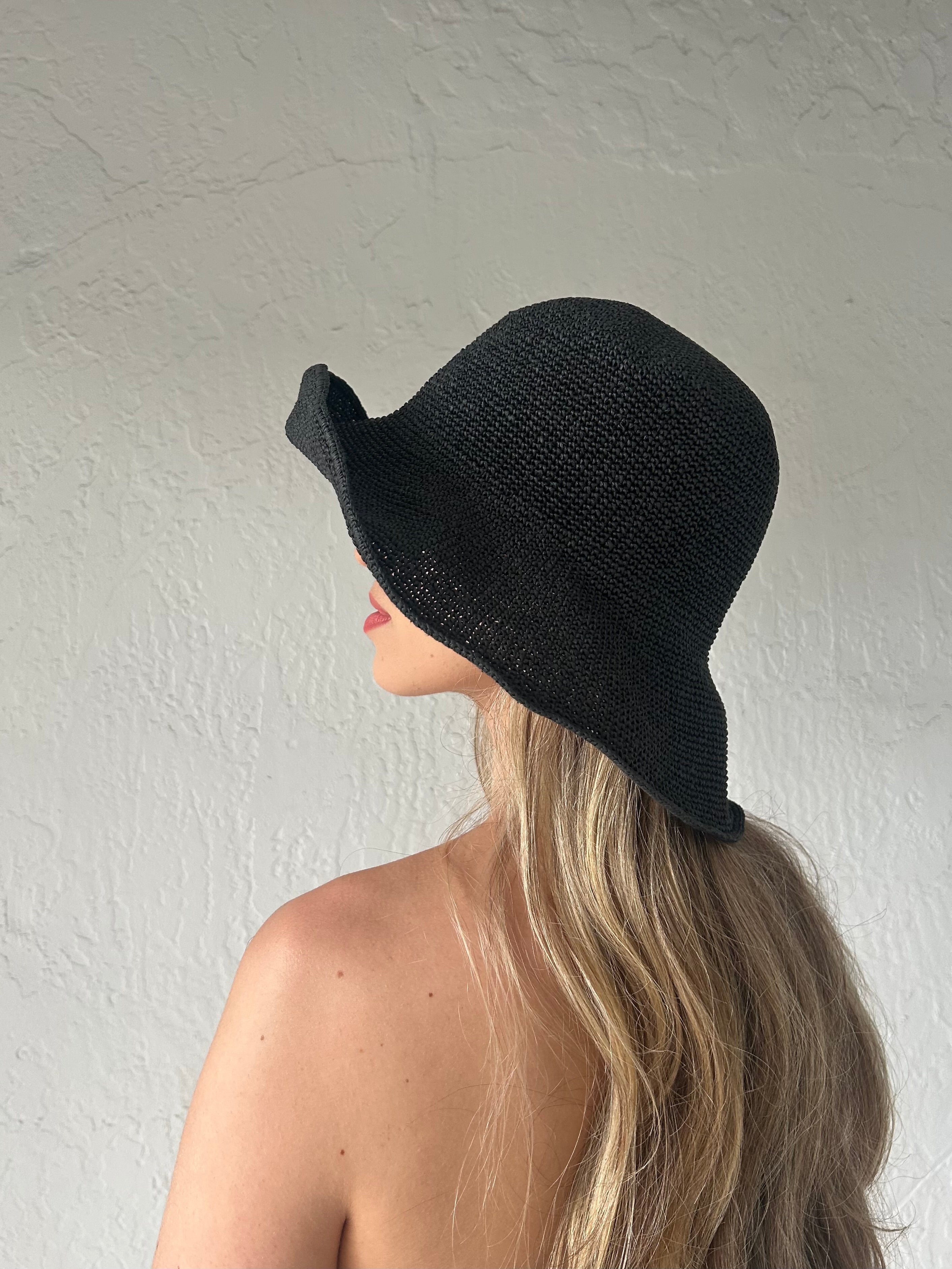 STRAW BUCKET HATS - 3 COLORS