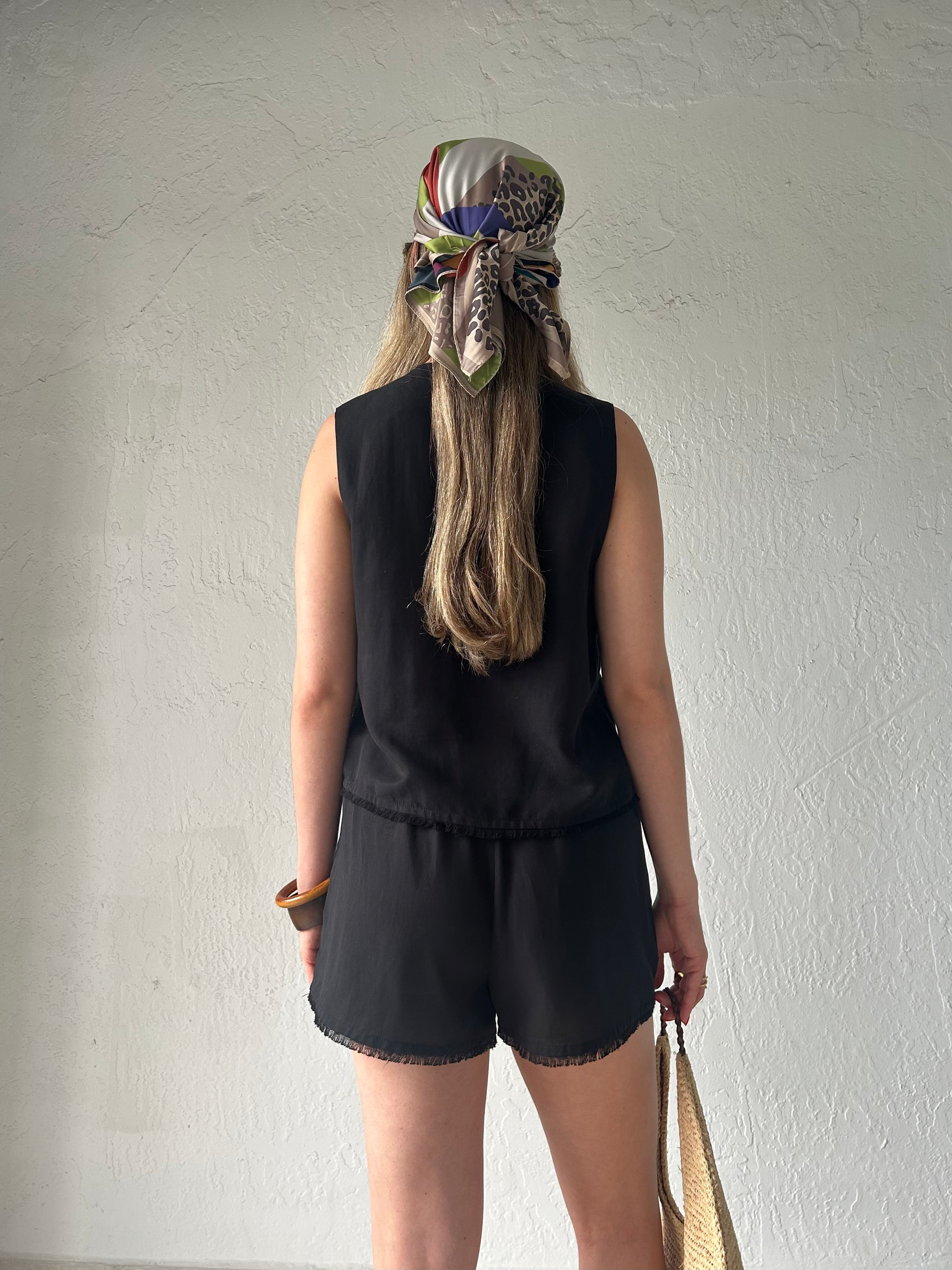 SEE YOU AGAIN TENCEL SHORT SET