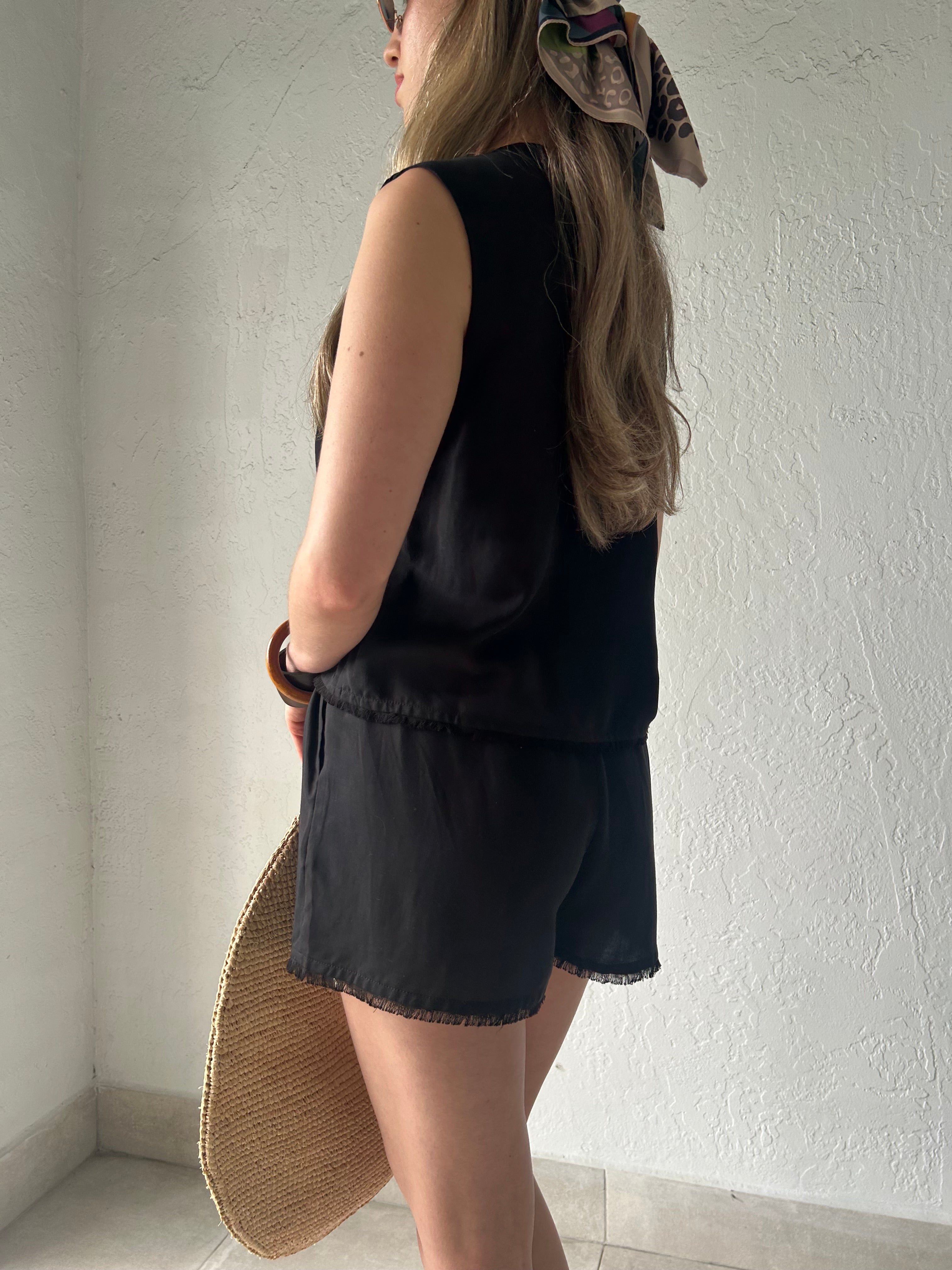 SEE YOU AGAIN TENCEL SHORT SET