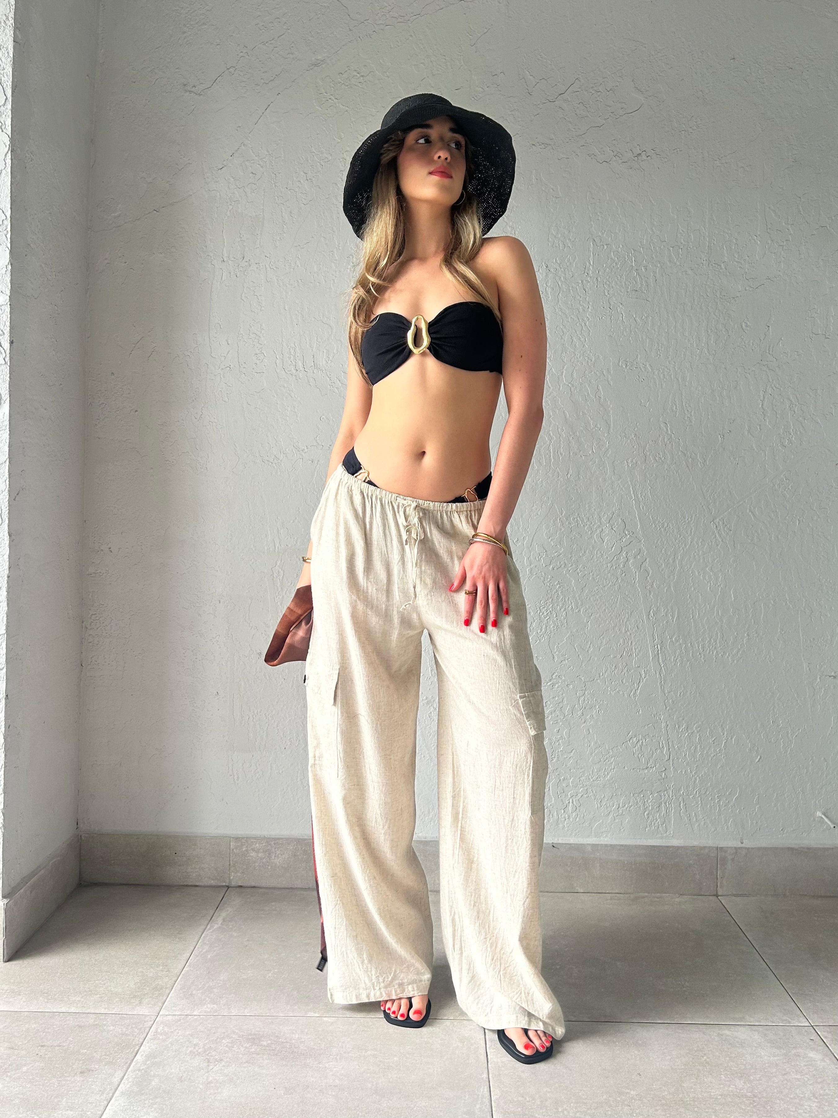 TIL MORNING LINEN CARGO PANT