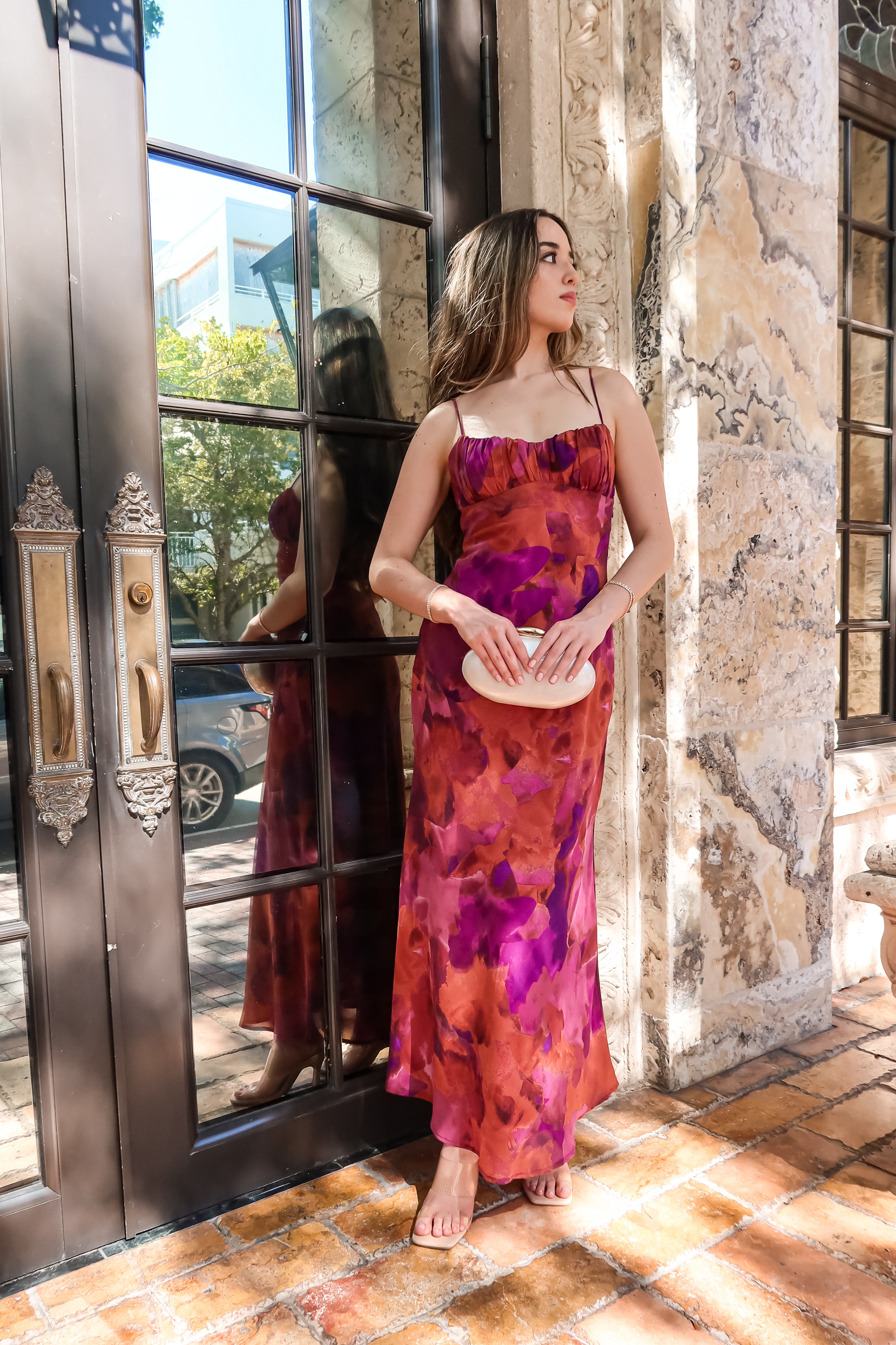 CANNES CHIFFON MAXI DRESS