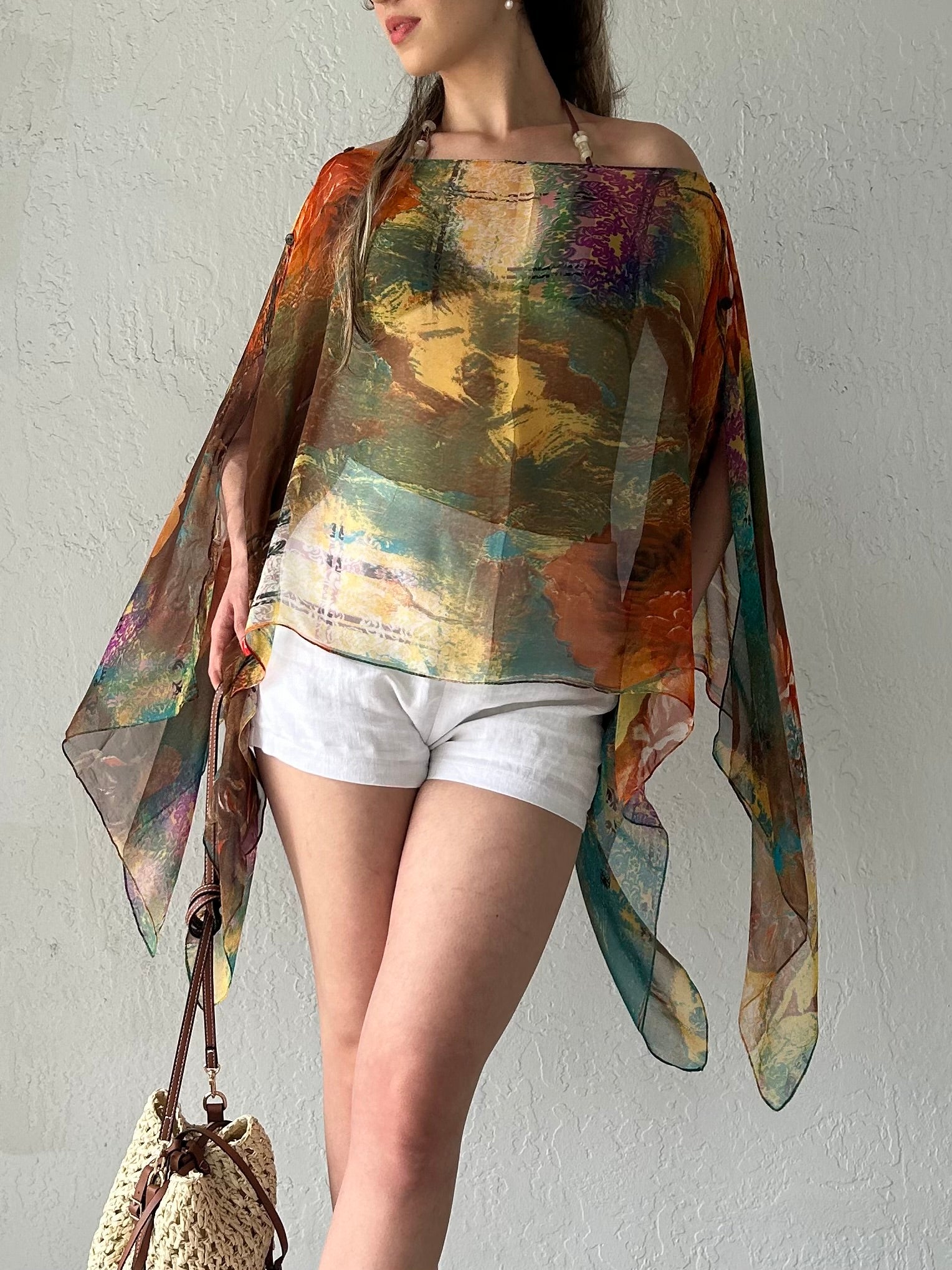 9-WAY CHIFFON PONCHO