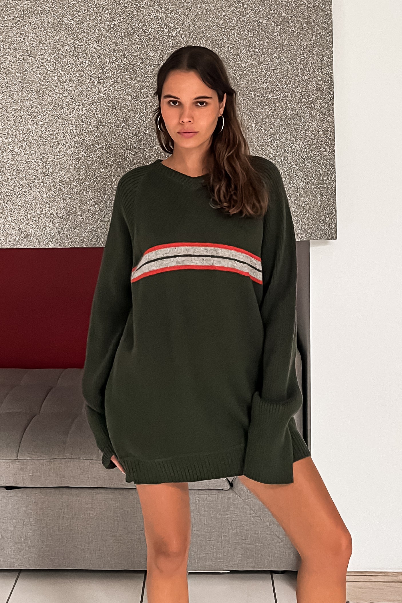 Introducing the CANES CLASSROOM VINTAGE SWEATER! This Tommy Hilfiger 90's V neck sweater features a comfortable stretchy fabric for a good oversize fit. Made with 100% cotton, and the Hilfiger label intact, this vintage piece fits sizes S-L. Stay warm this semester, Miami AC's are very cold!