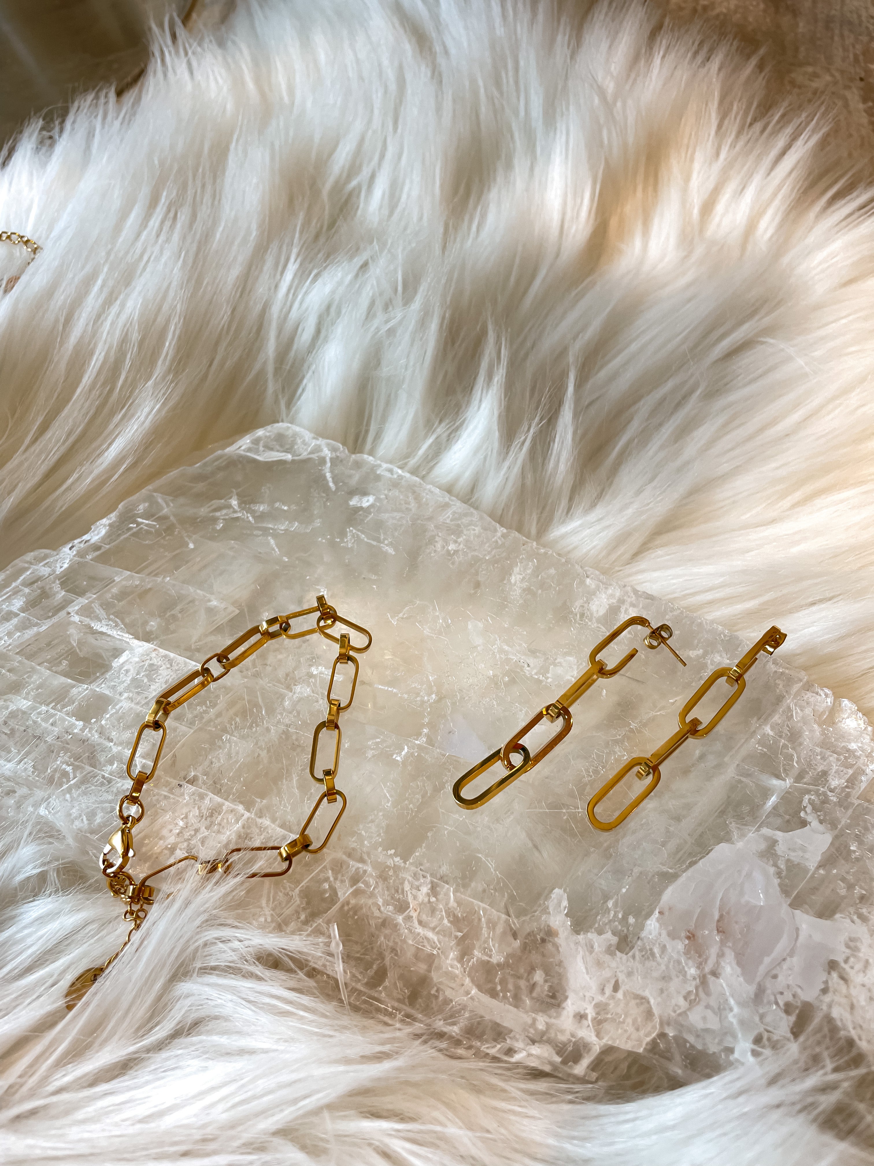 Put a stylish spin on your earring game with our SS Paperclip Earrings! Featuring a unique paperclip link design, these drop earrings will add a touch of edgy charm to any outfit. Plus, with a push back post closure and durable stainless steel construction, these 2 1/2 inch long earrings are sure to stay shining and bright - no tarnishing here!