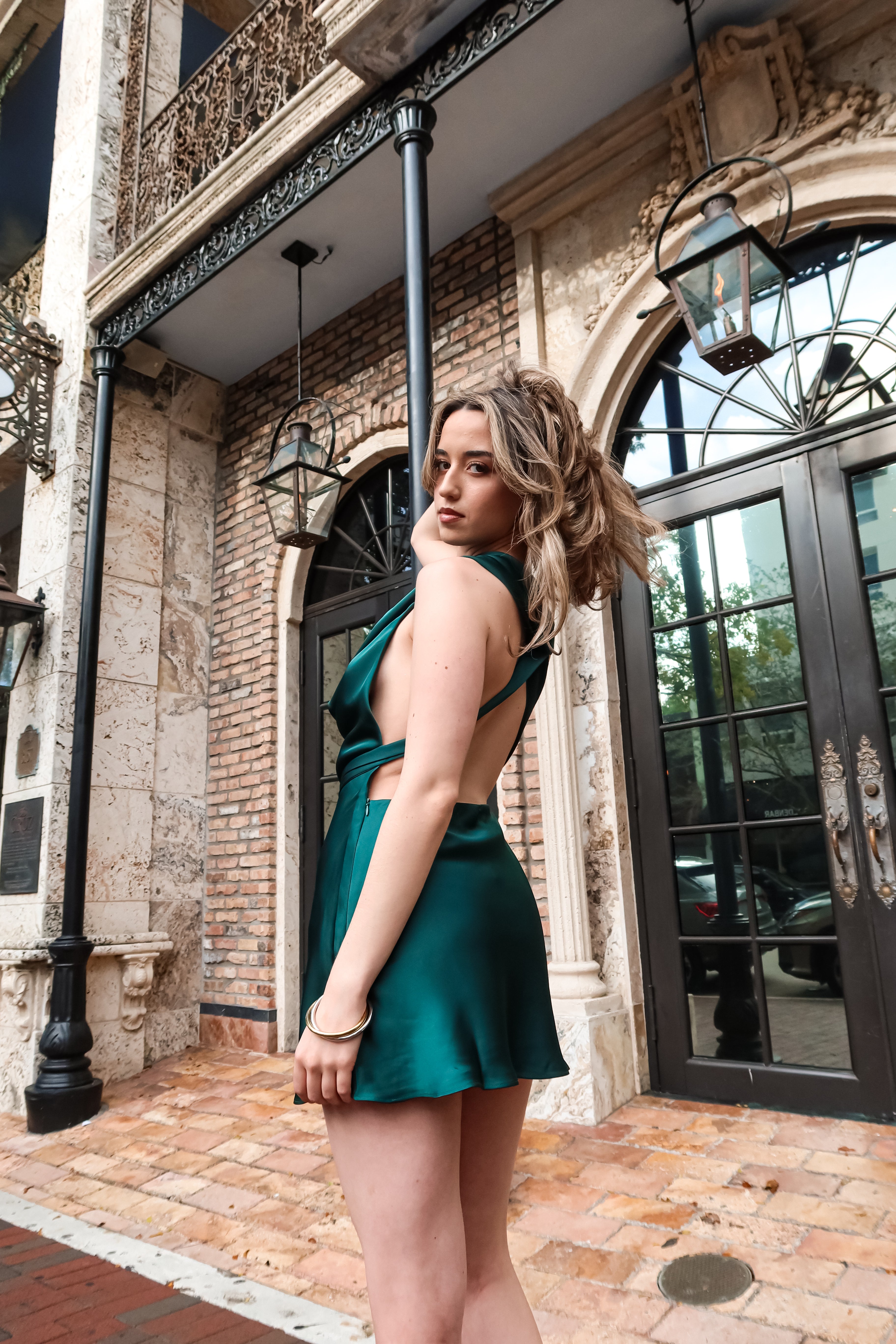 READY OR NOT SATIN MINI DRESS