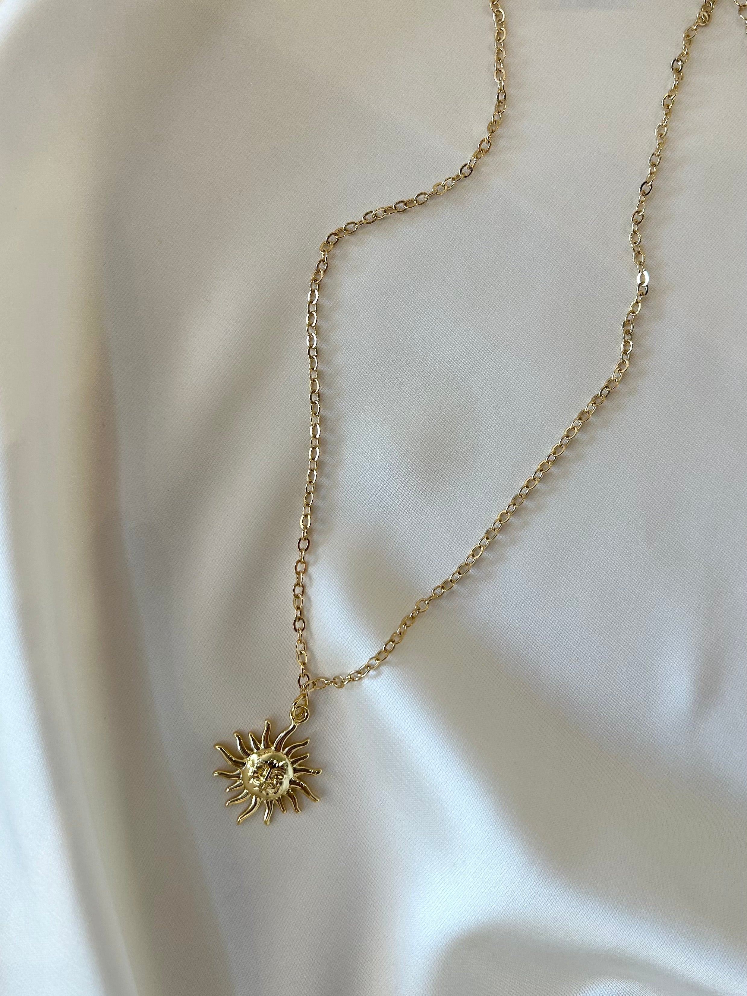 SUN CHARM NECKLACE