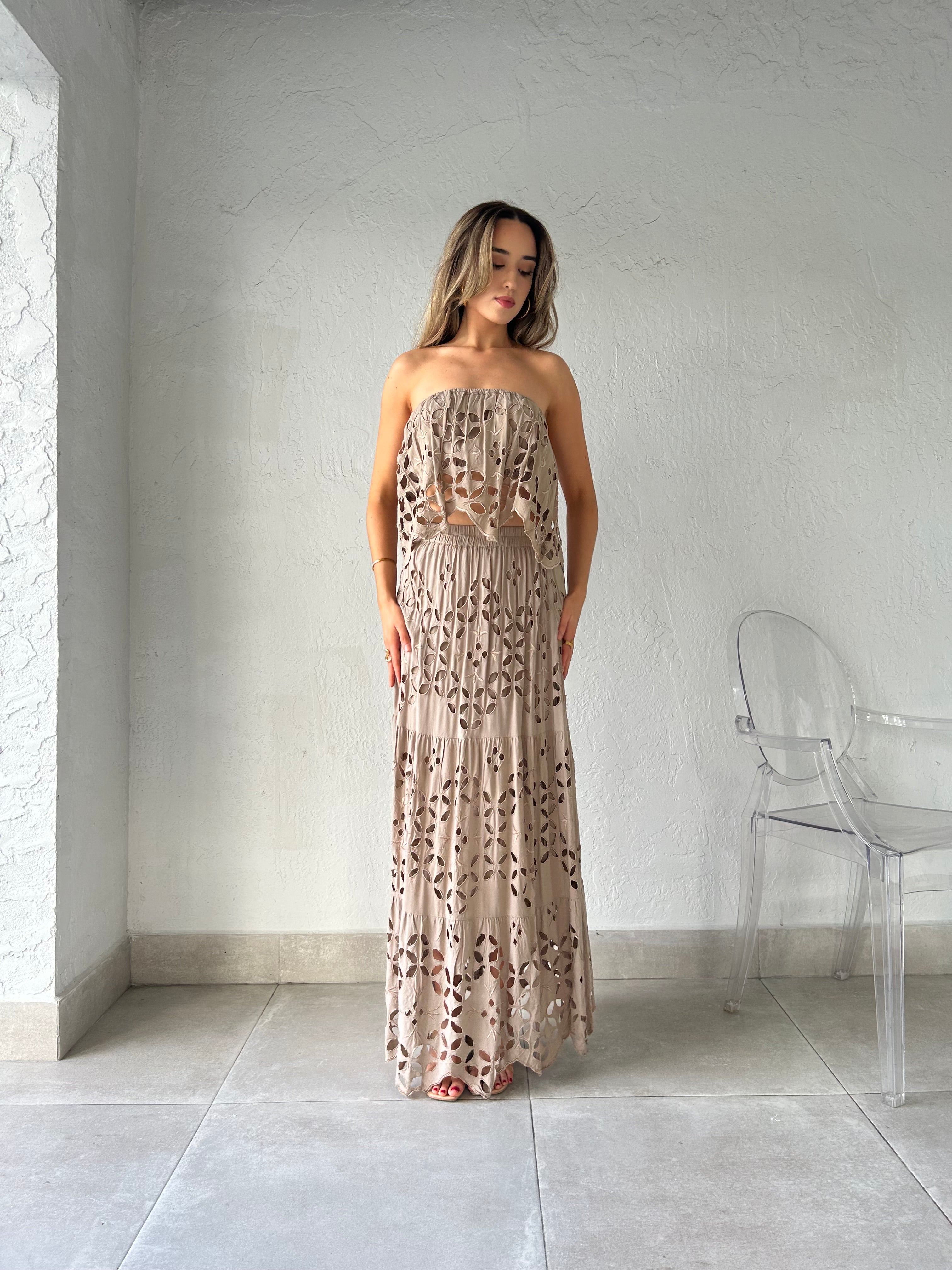 EARTH MAXI SKIRT SET