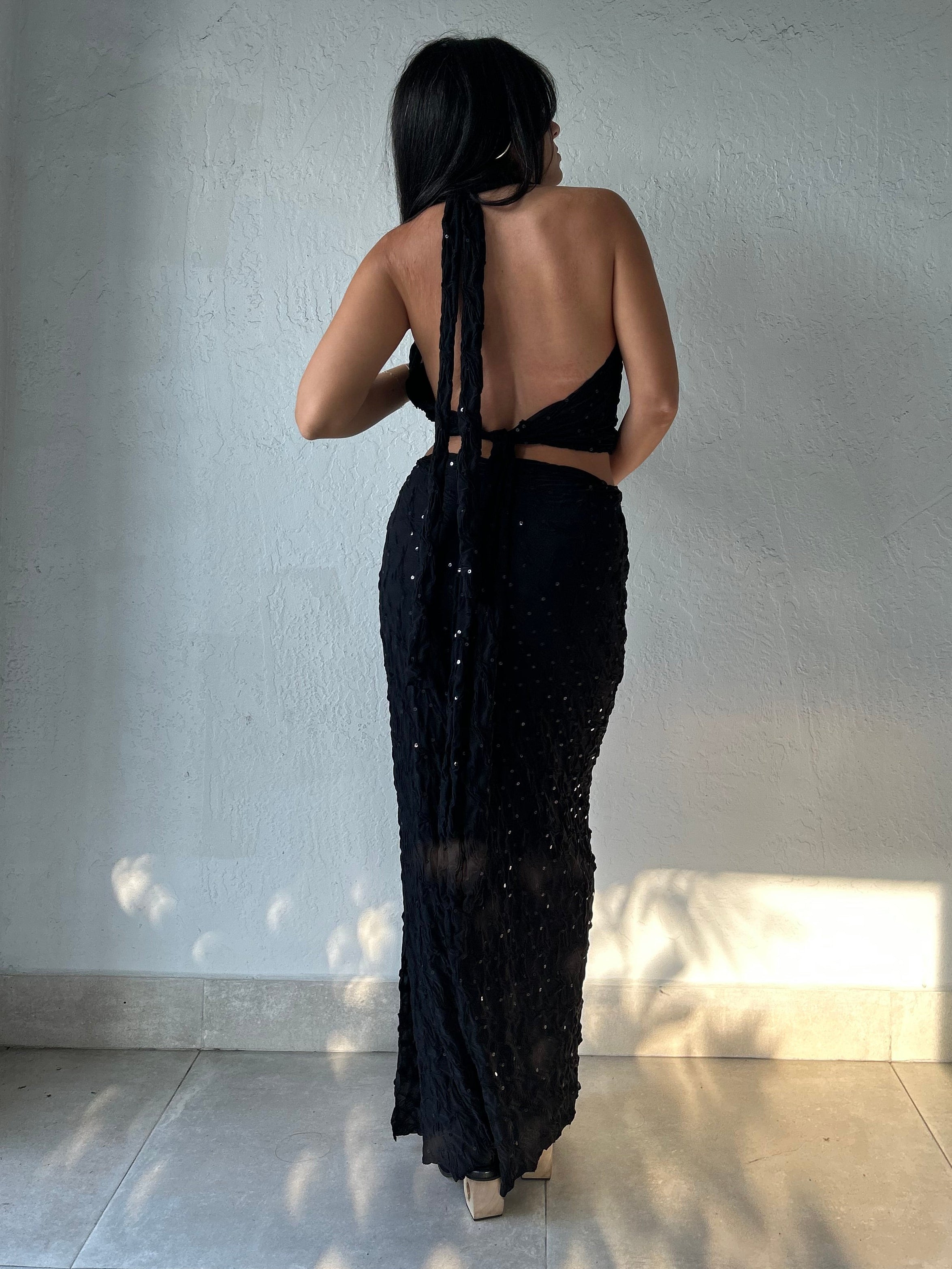 MELROSE MAXI SKIRT - ROSELIA SEQUIN