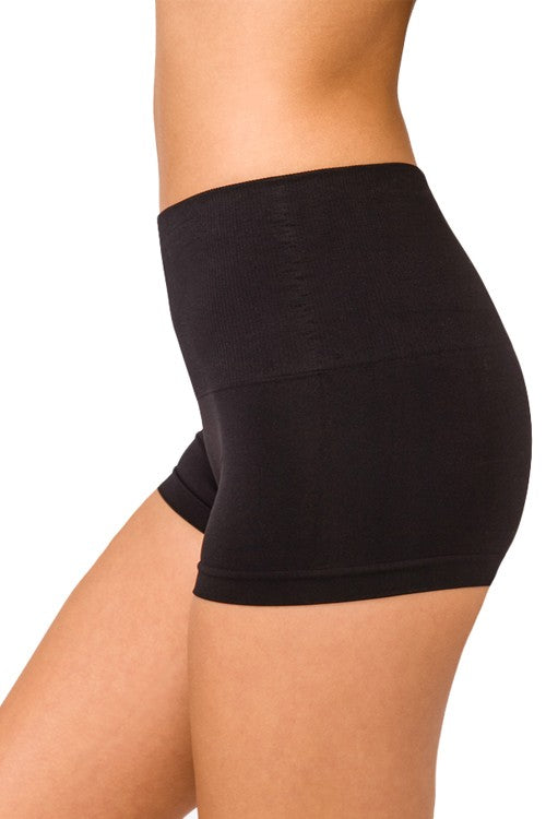 Keep yourself looking sleek and feeling comfortable with our Tummy Control Shorts! Made with spandex and a medium waist fit, these shorts smooth out your tummy, hips, and rear while remaining lightweight and breathable. One size fits S-L.