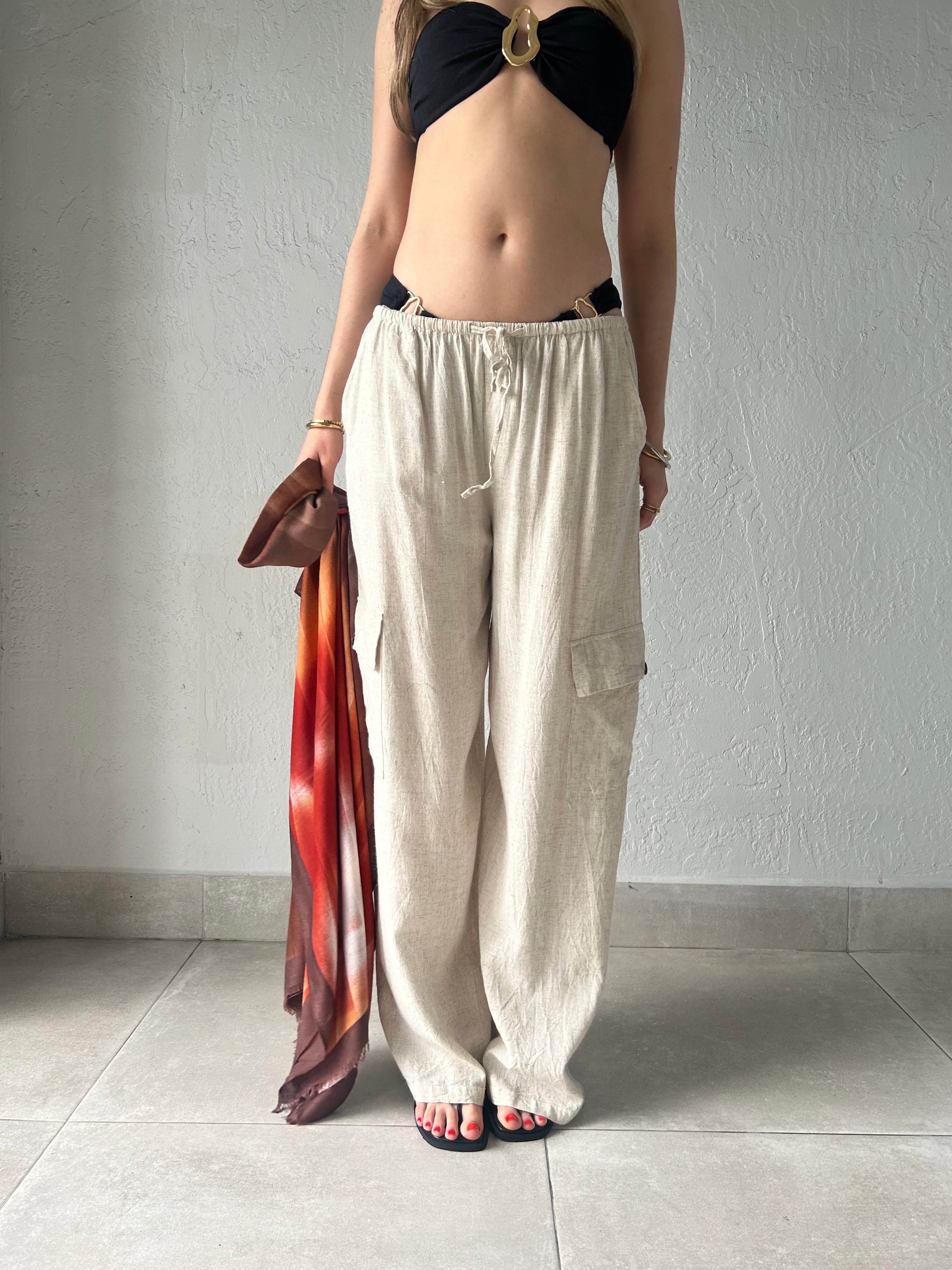 TIL MORNING LINEN CARGO PANT