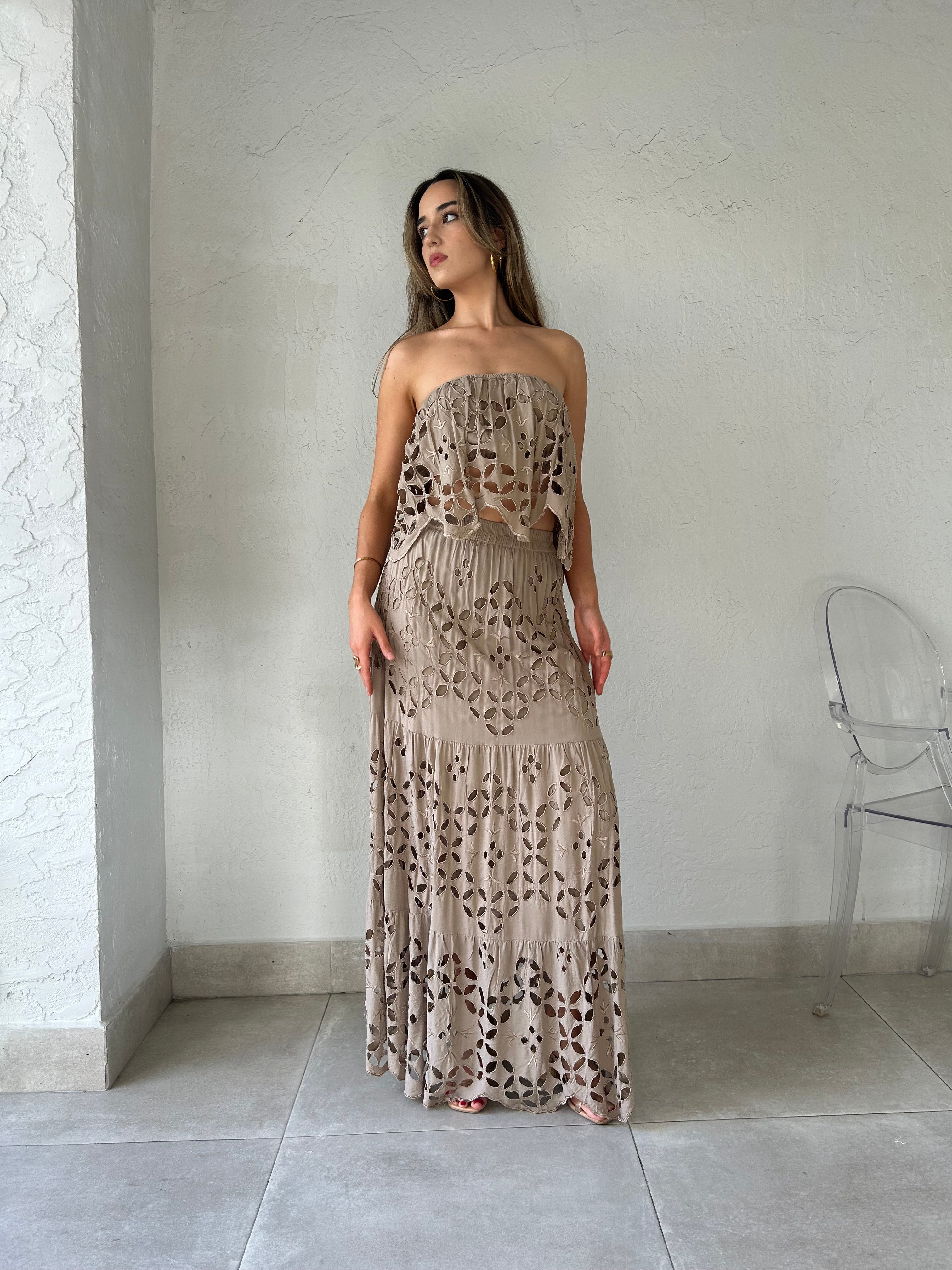 EARTH MAXI SKIRT SET