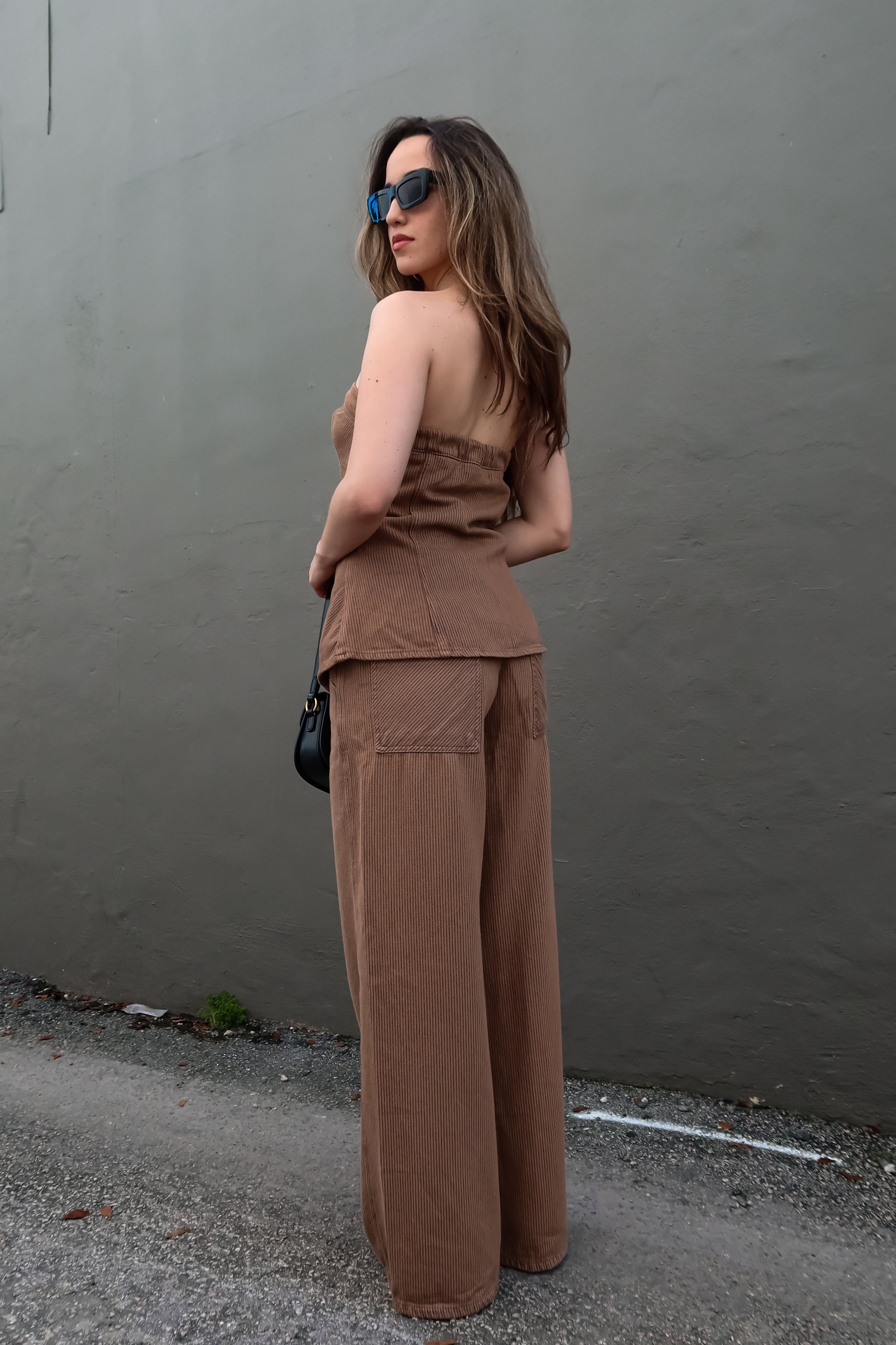 DENIM LISTRA PANT SET