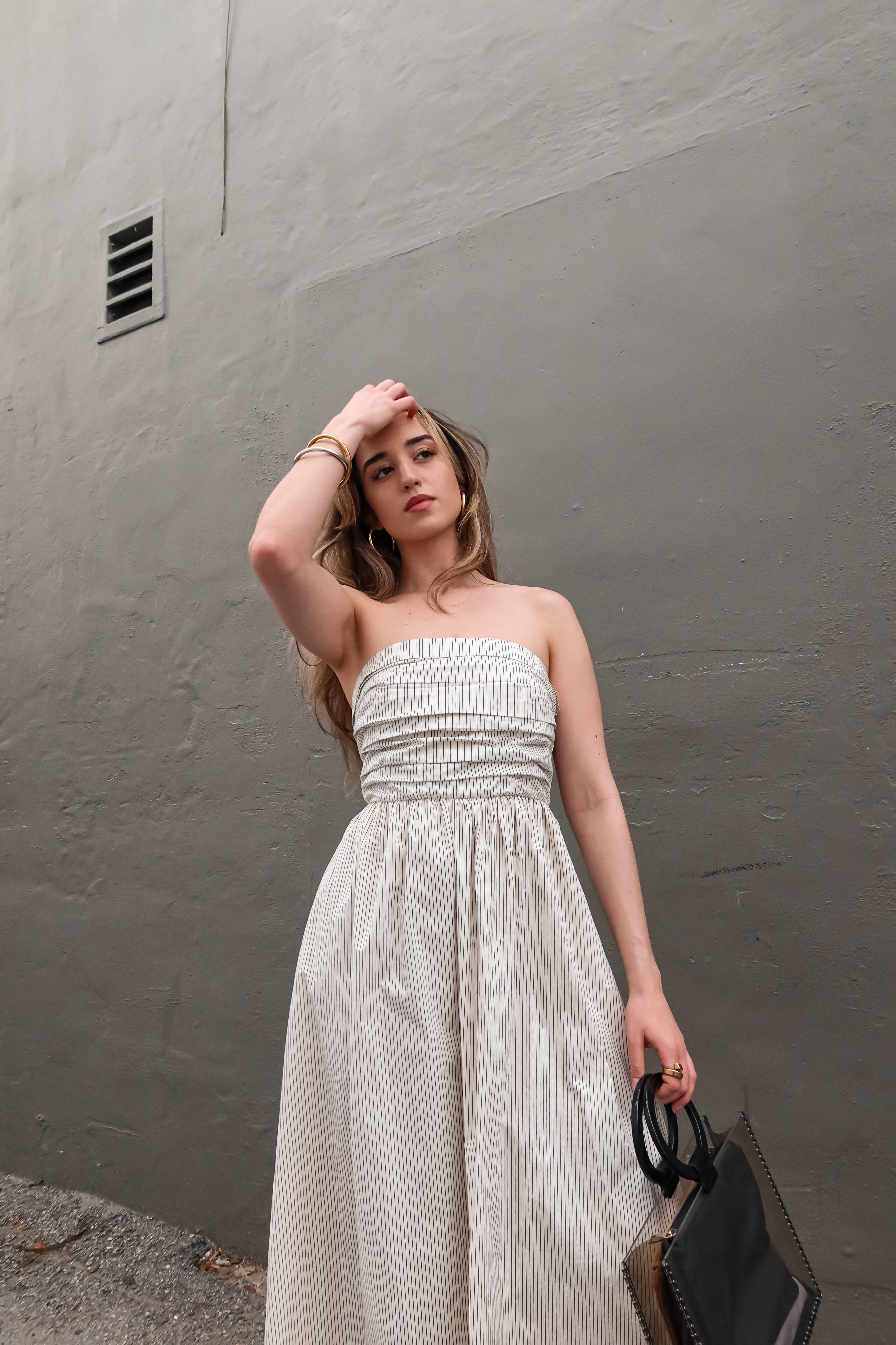 HAMPTON STRIPE COTTON DRESS