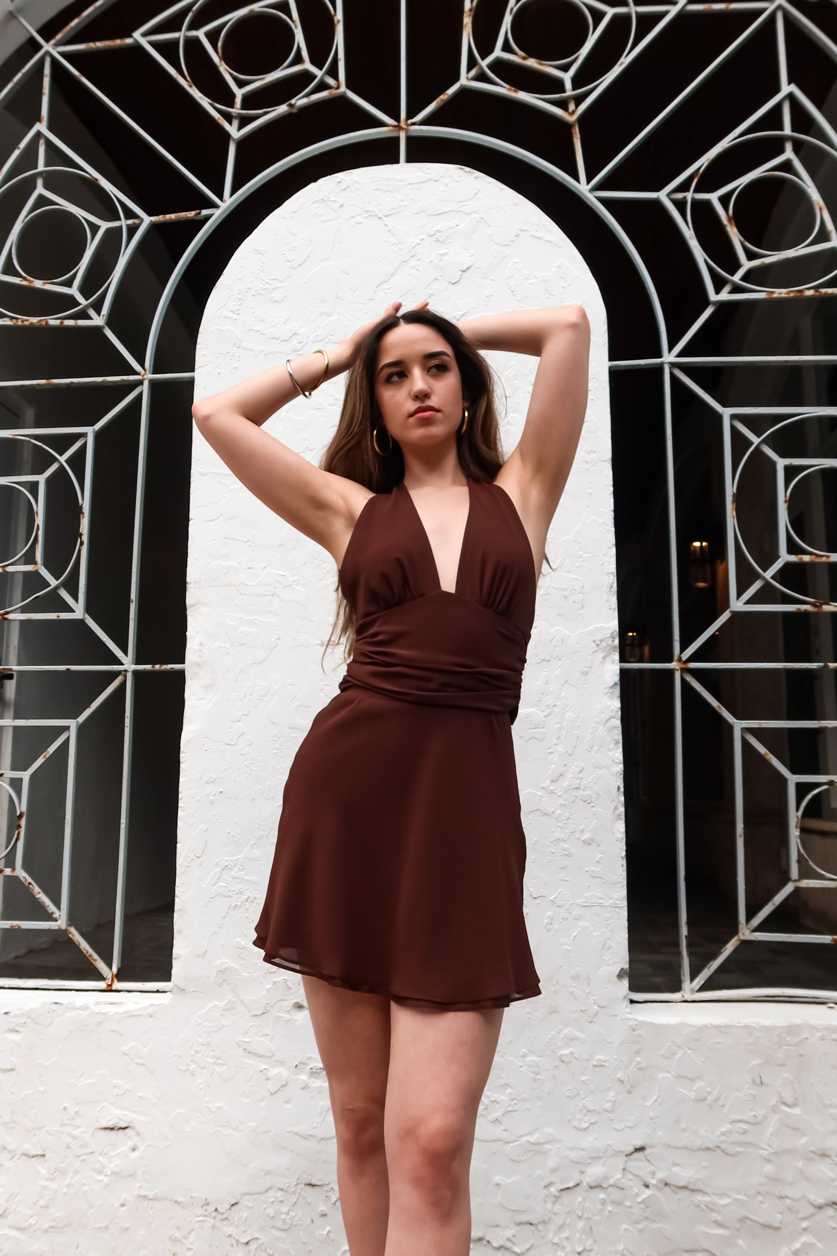 HIGH STANDARDS CHIFFON - BROWN