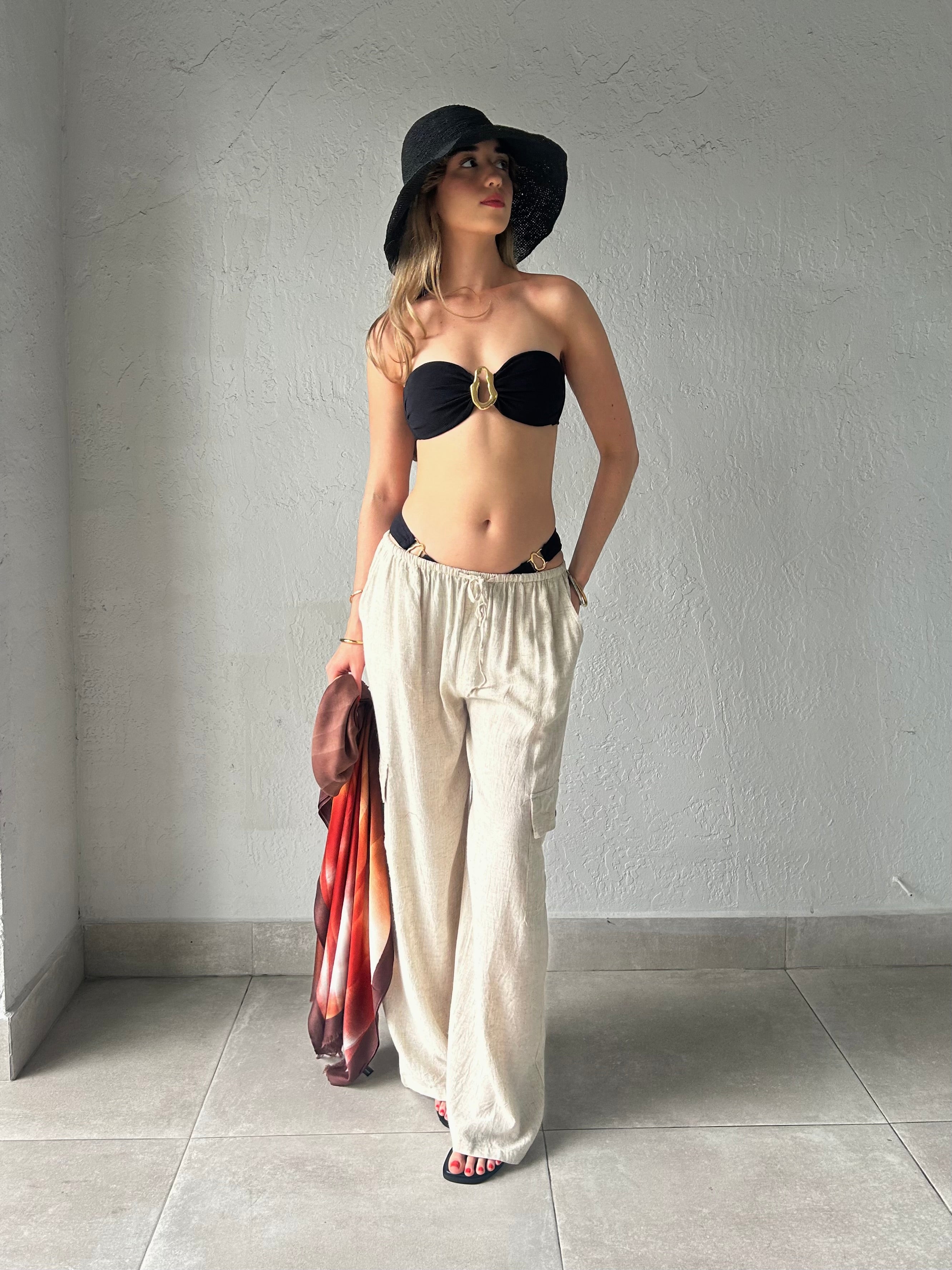 WATERCOLOR SARONG- RED DYE