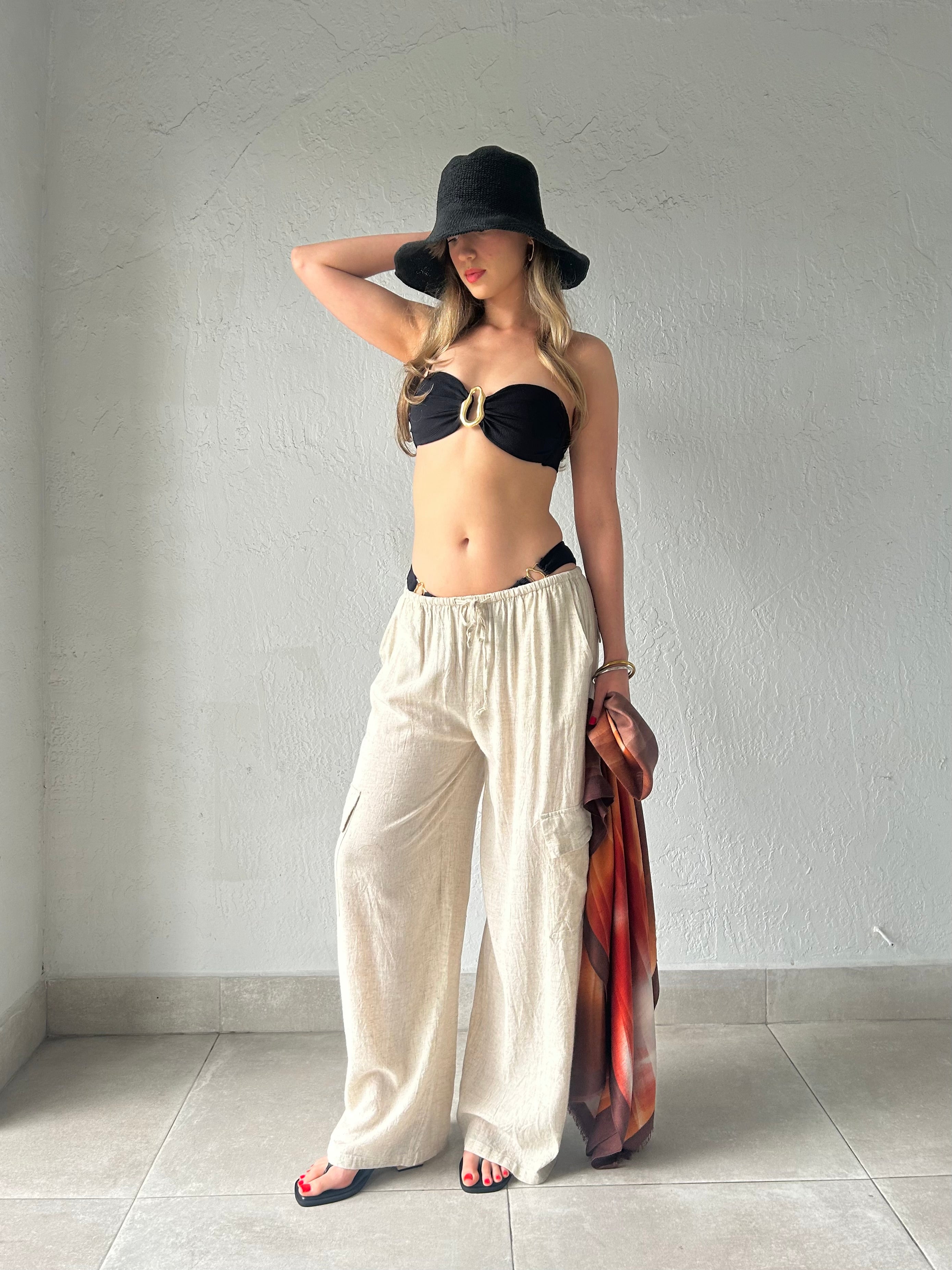 TIL MORNING LINEN CARGO PANT