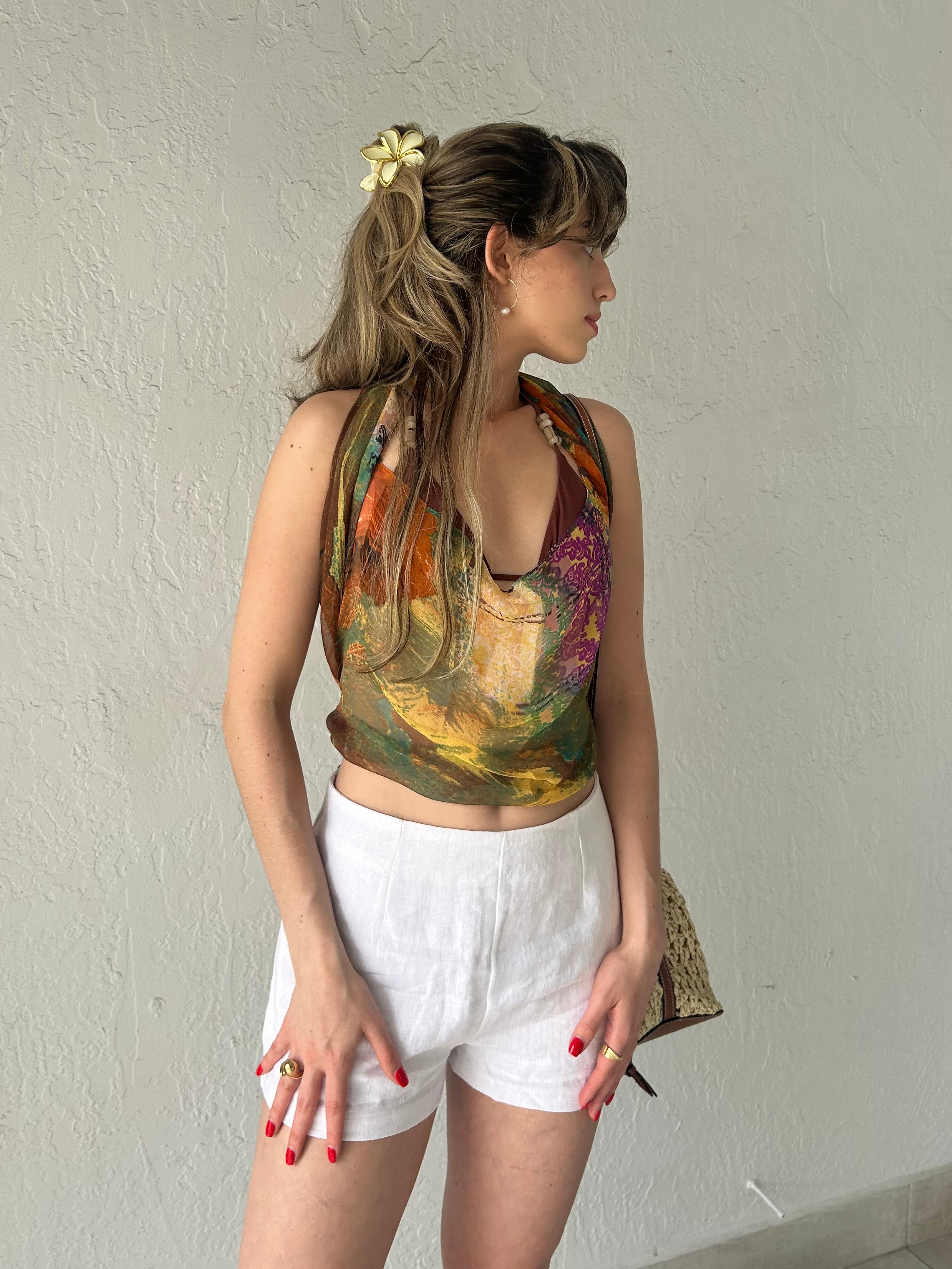 YELLOW FLOWER HAIR CLIP