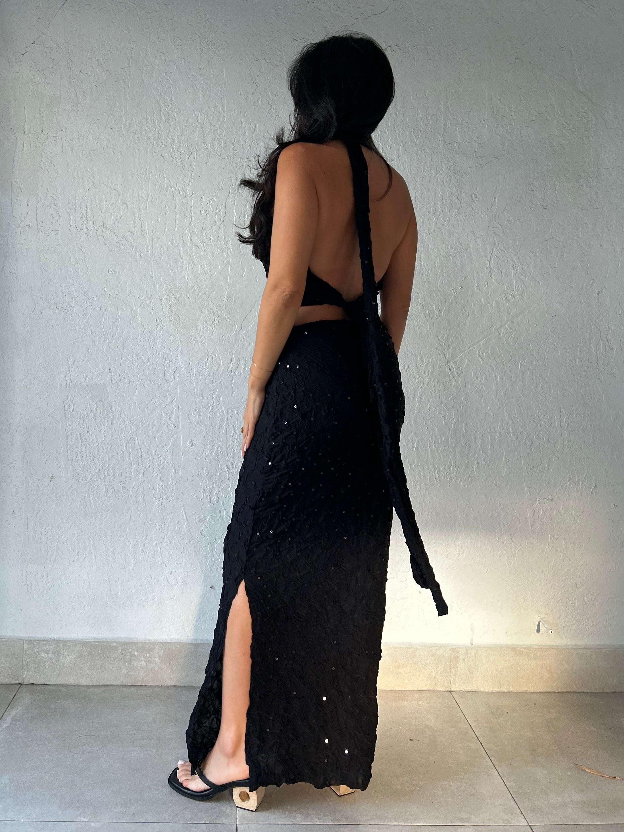 MELROSE MAXI SKIRT - ROSELIA SEQUIN