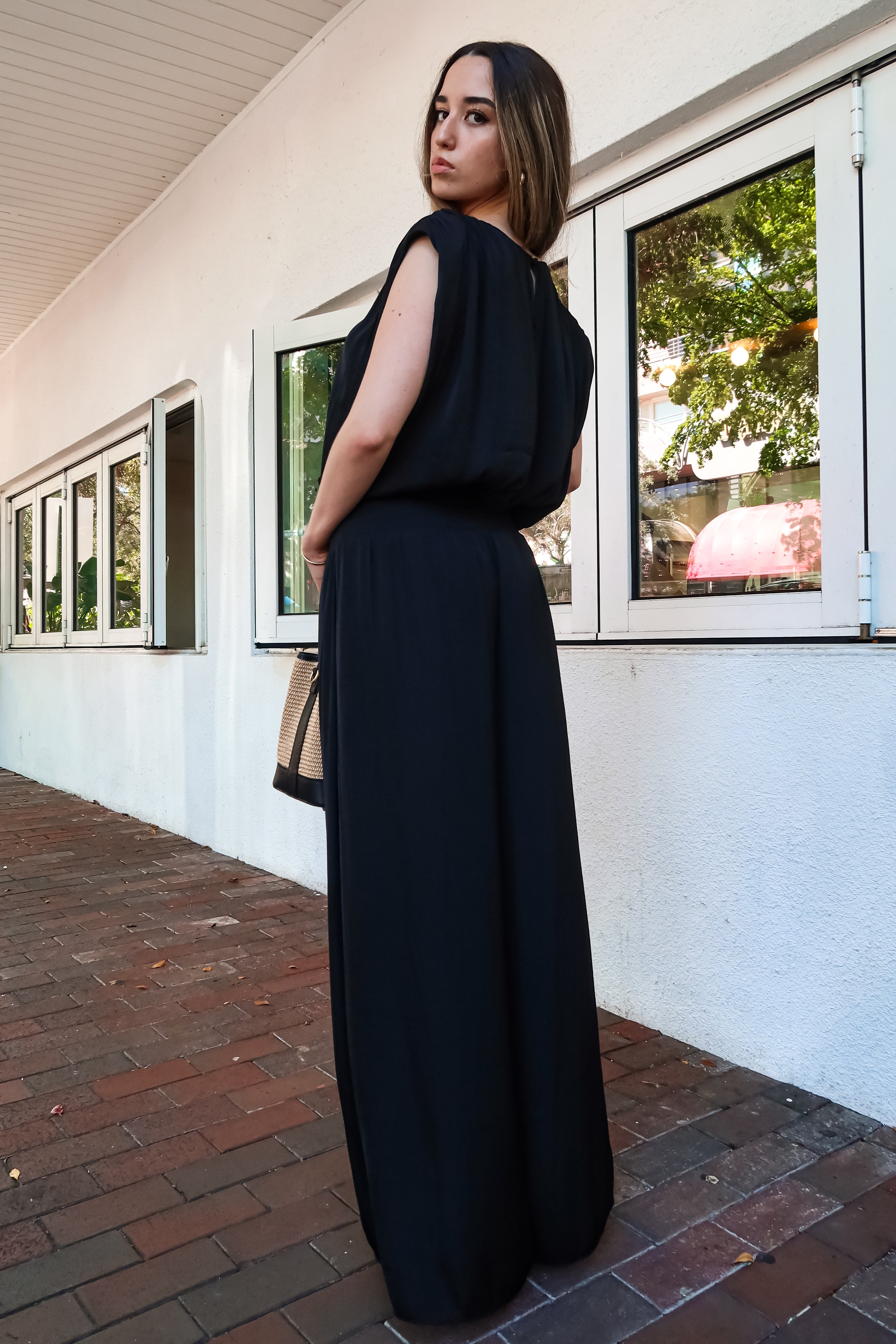 MONDRIAN SATIN PANT BLACK