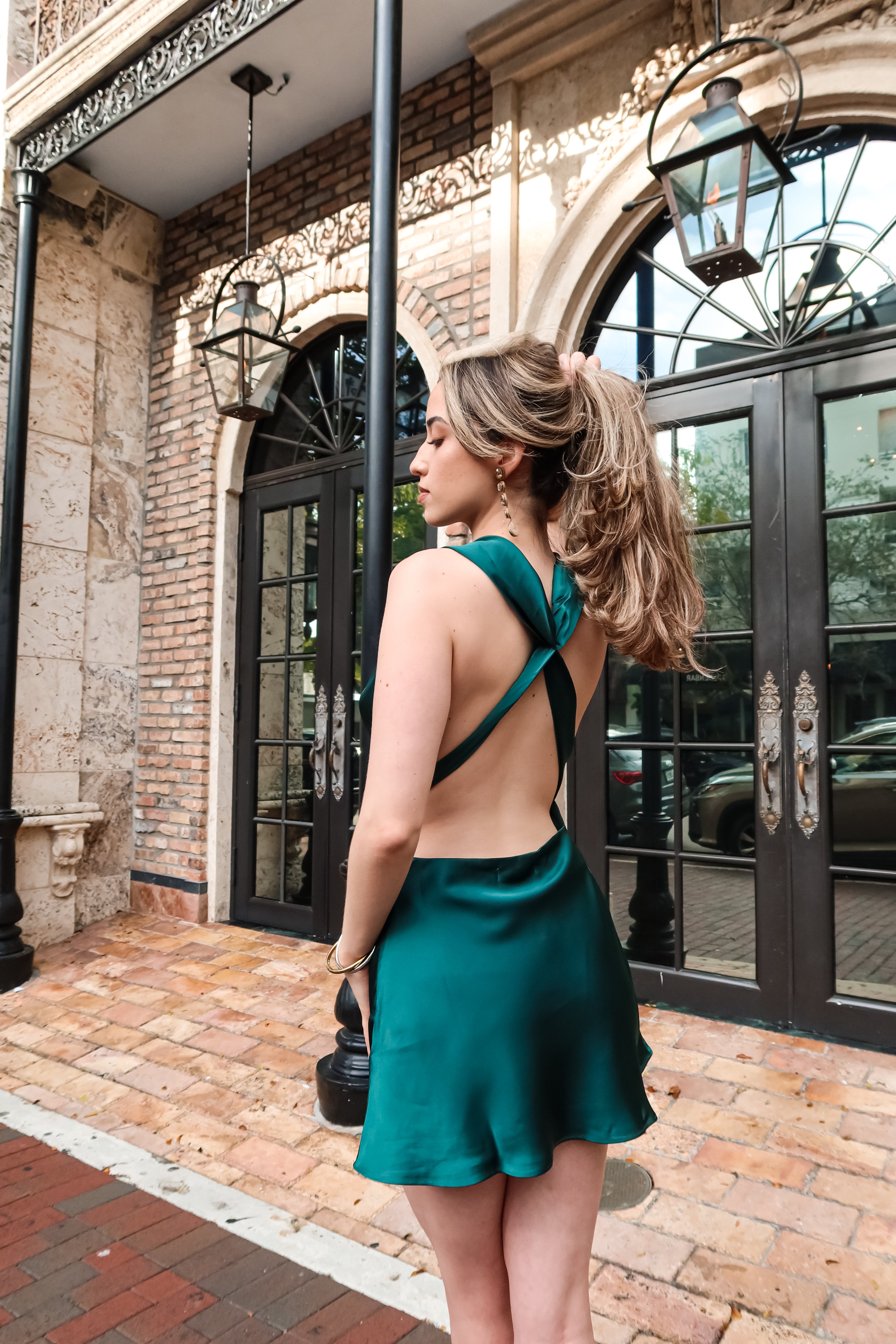 READY OR NOT SATIN MINI DRESS