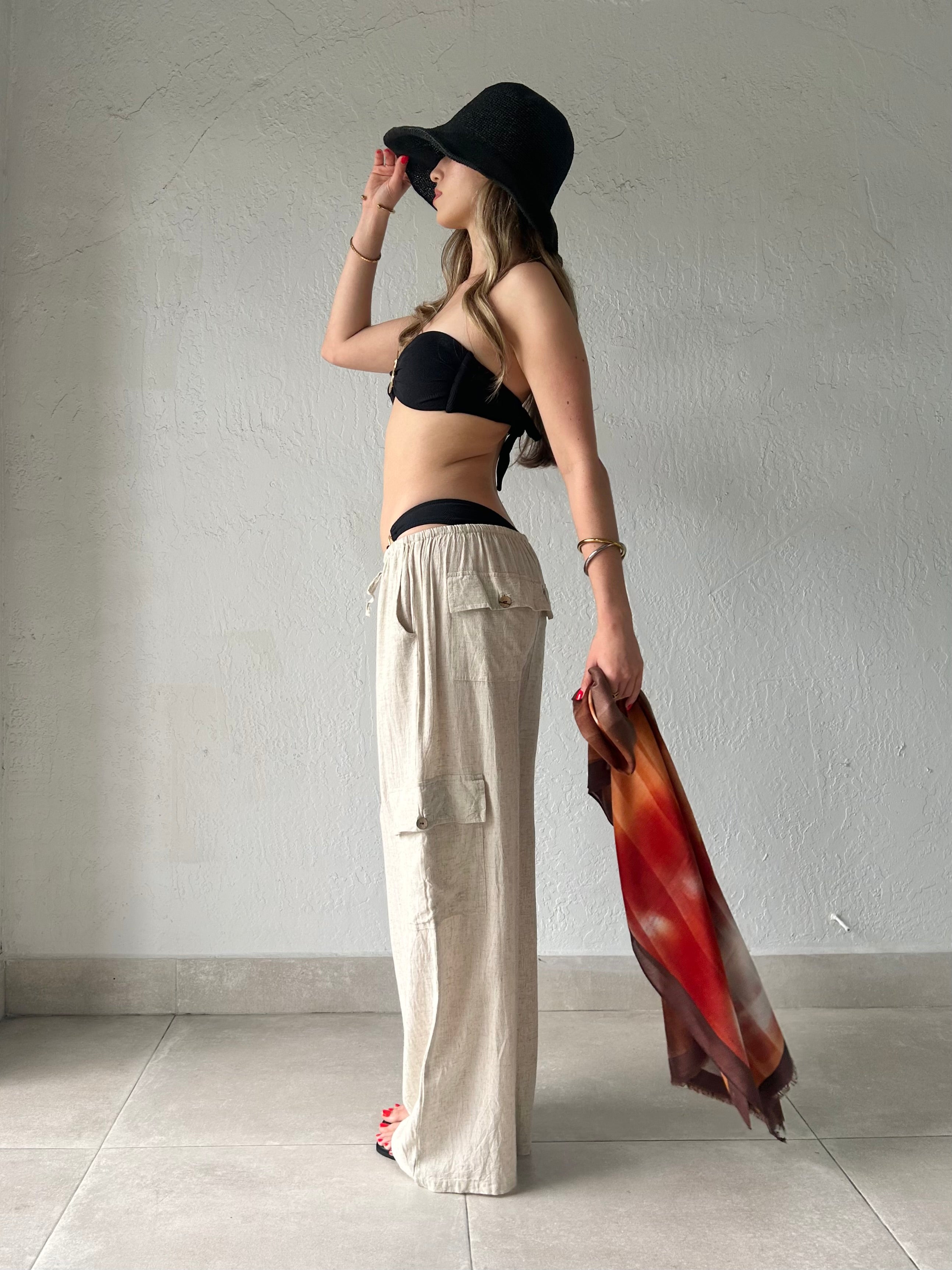 TIL MORNING LINEN CARGO PANT