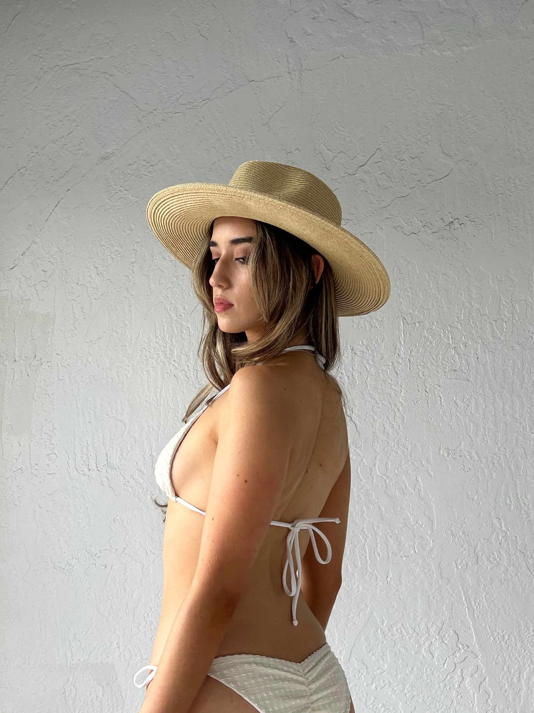 AZUSA TOP/CERRITOS BOTTOM- WHITE GINGHAM