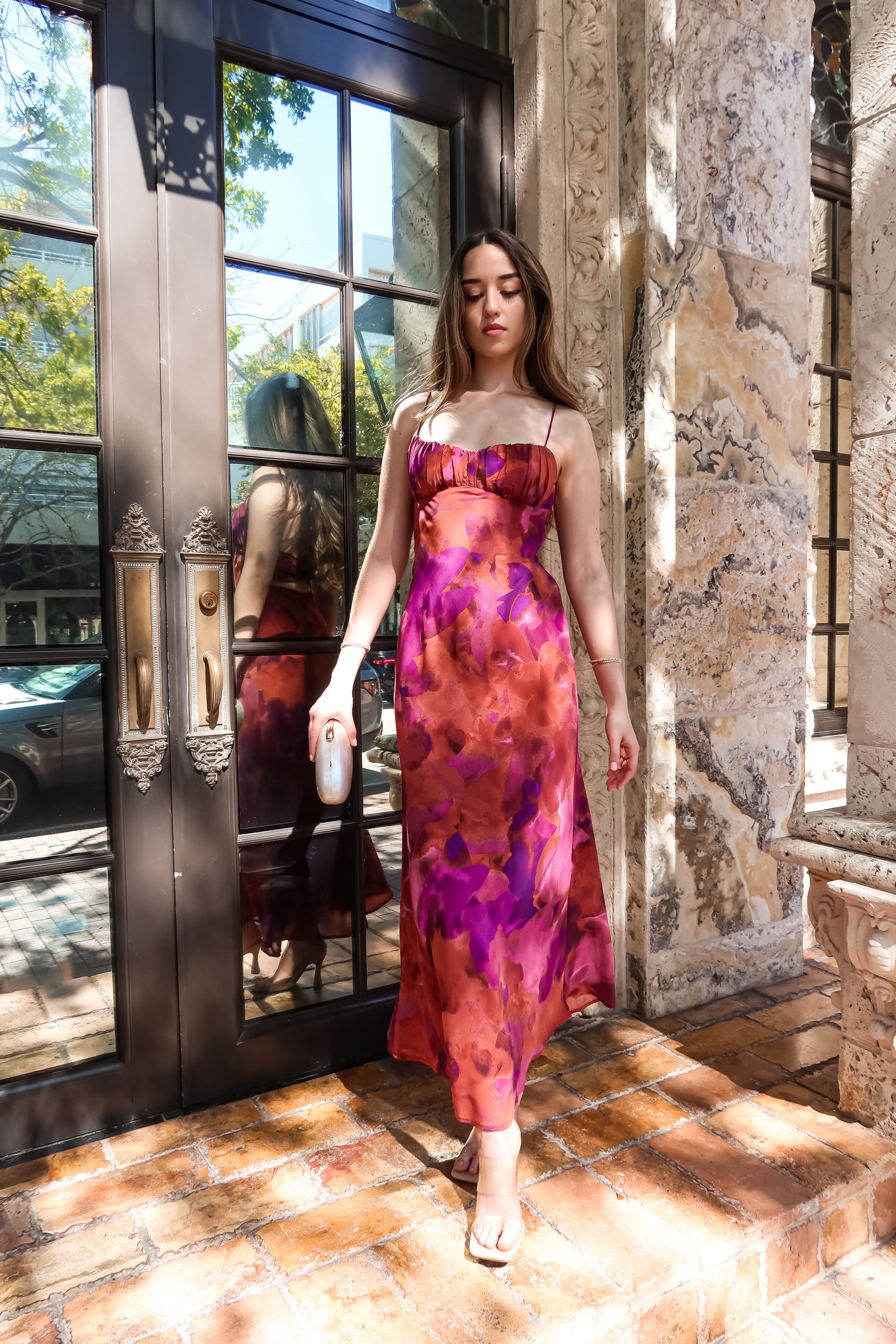CANNES CHIFFON MAXI DRESS