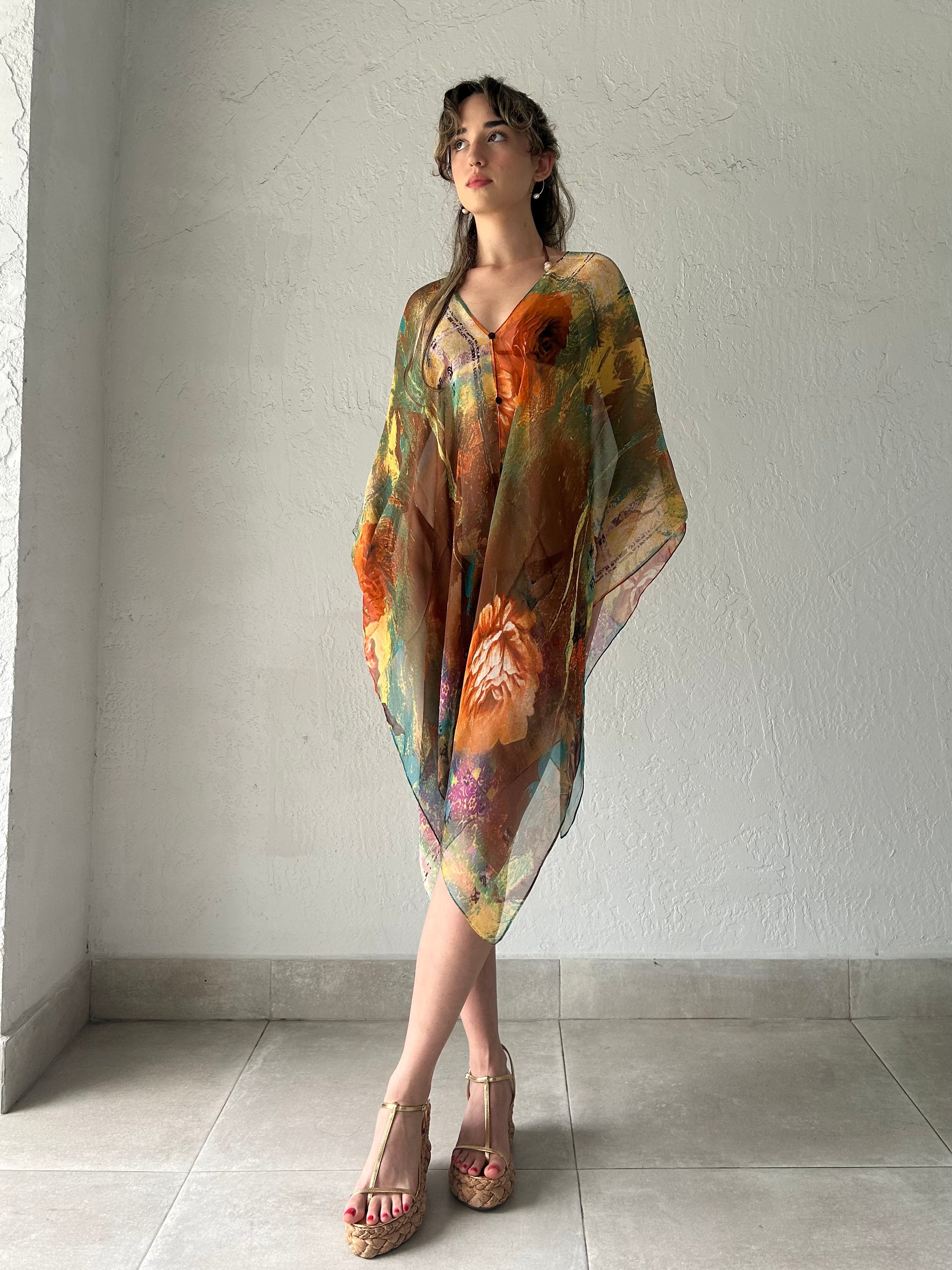 9-WAY CHIFFON PONCHO
