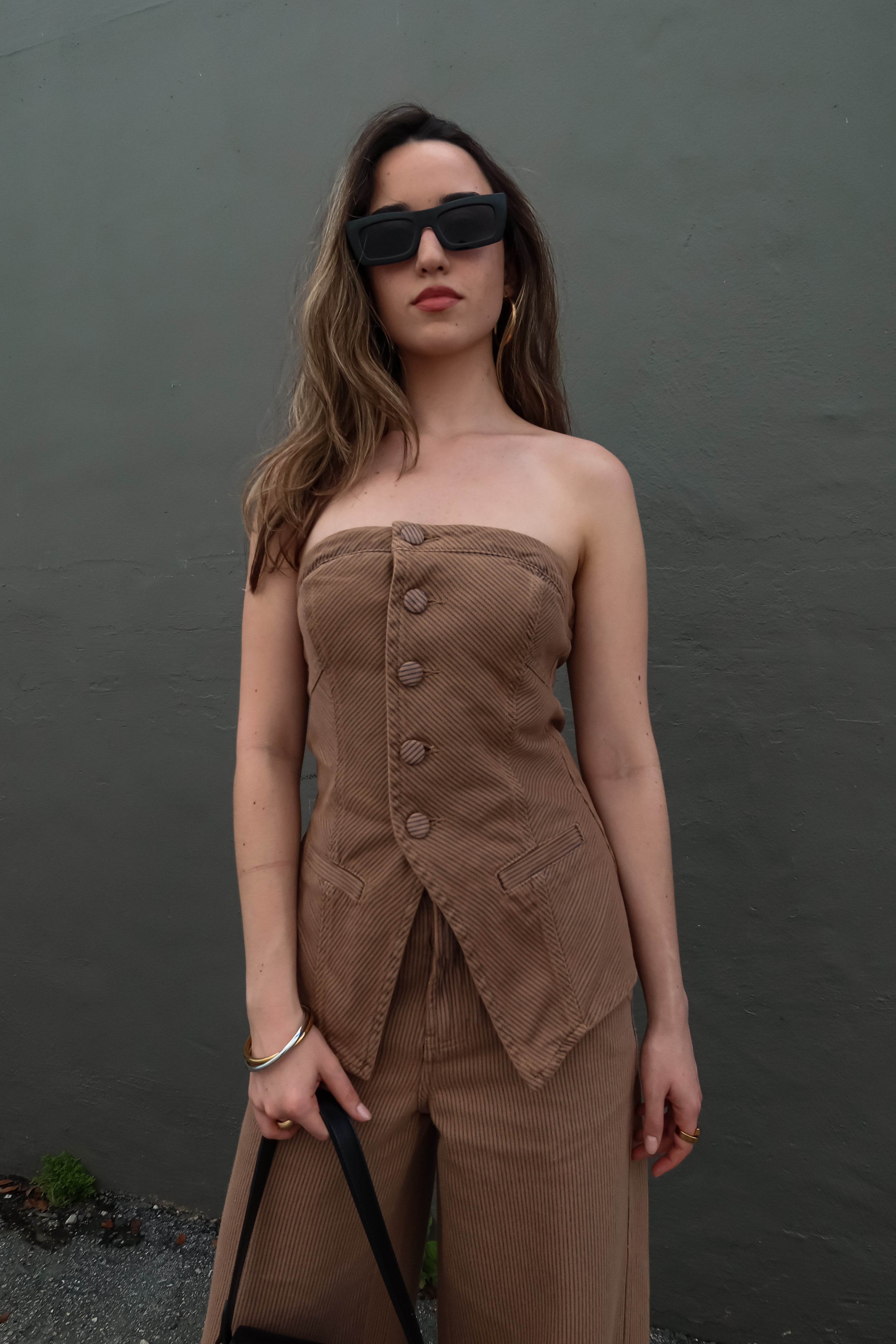 DENIM LISTRA PANT SET