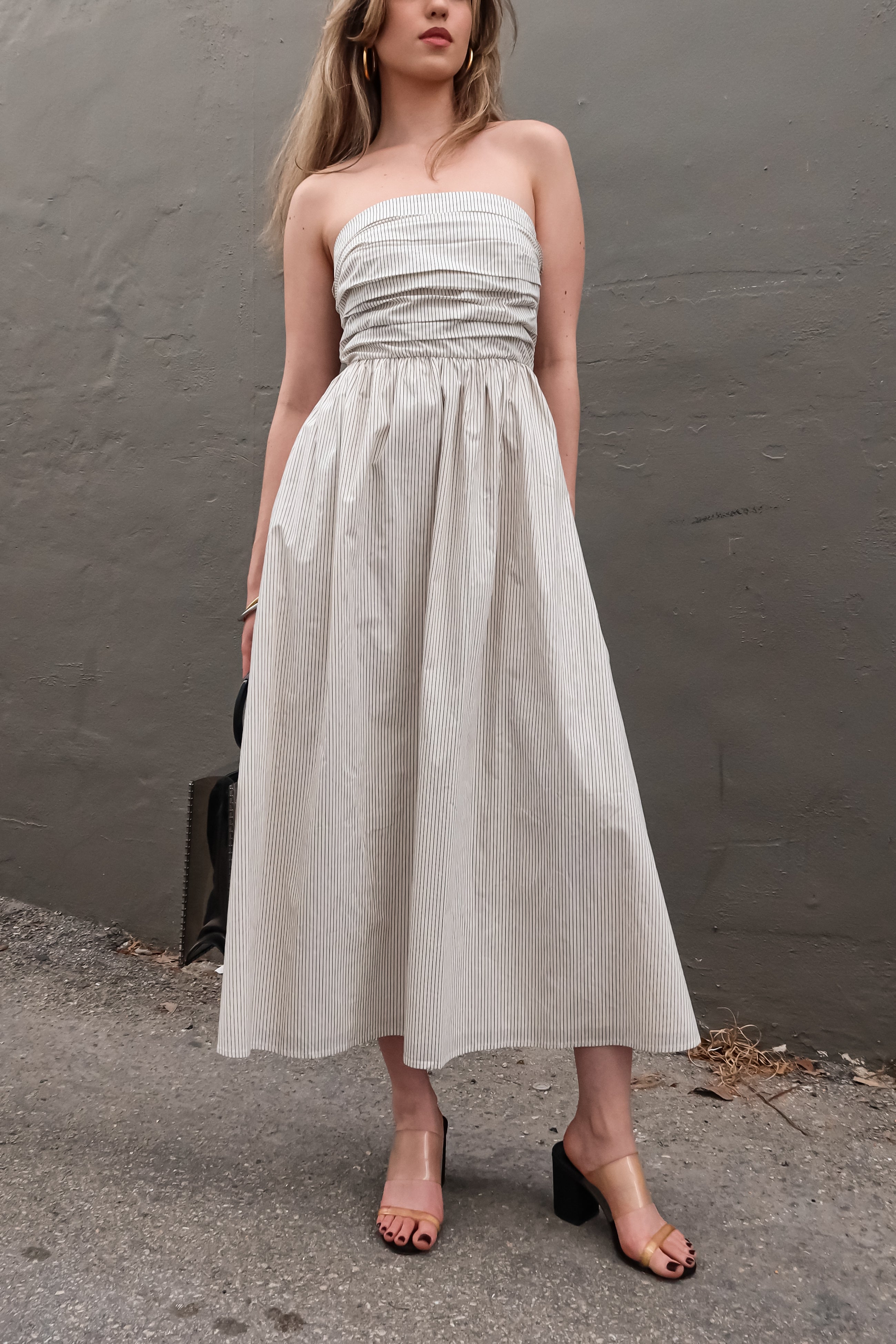 HAMPTON STRIPE COTTON DRESS