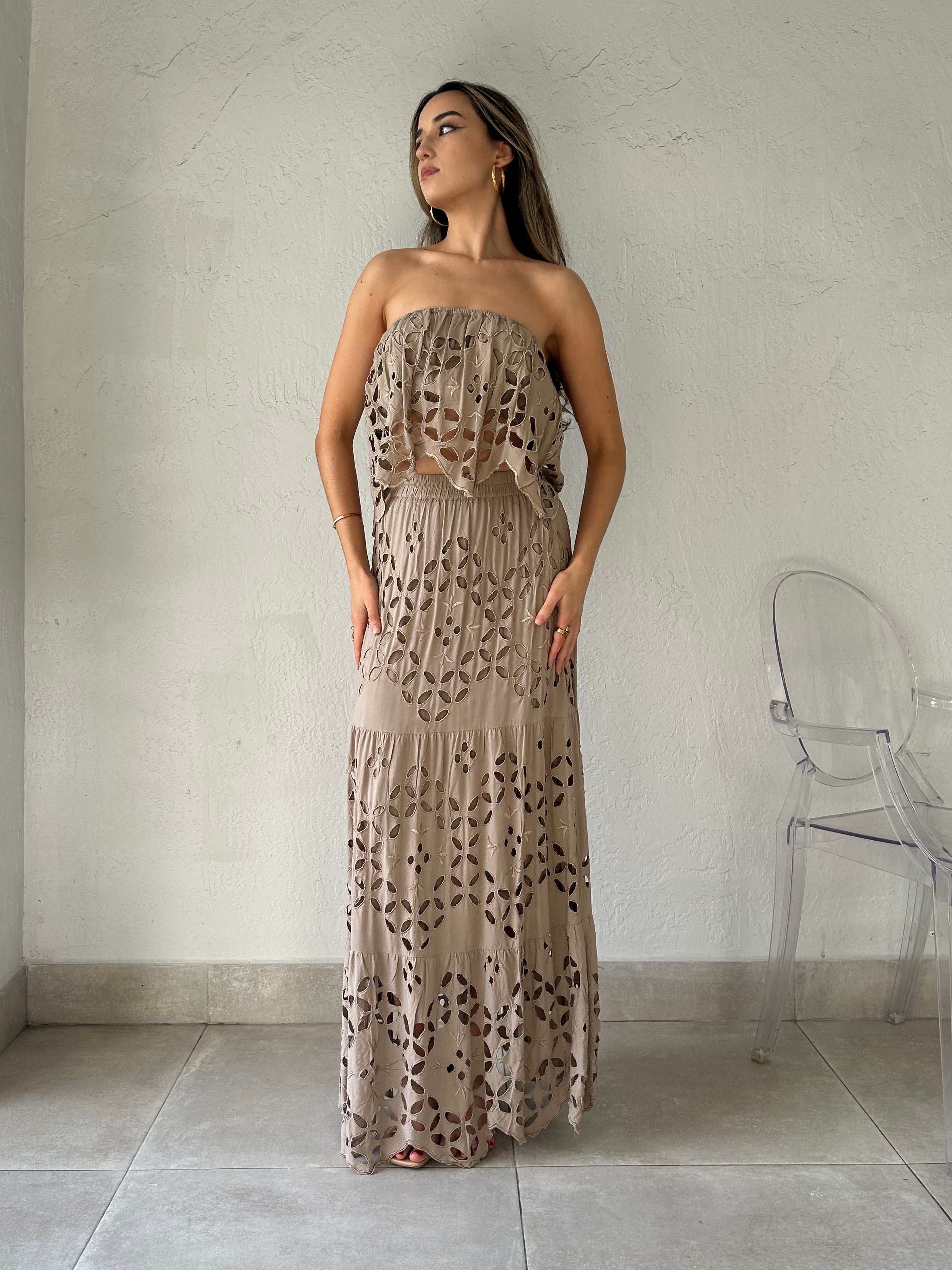 EARTH MAXI SKIRT SET