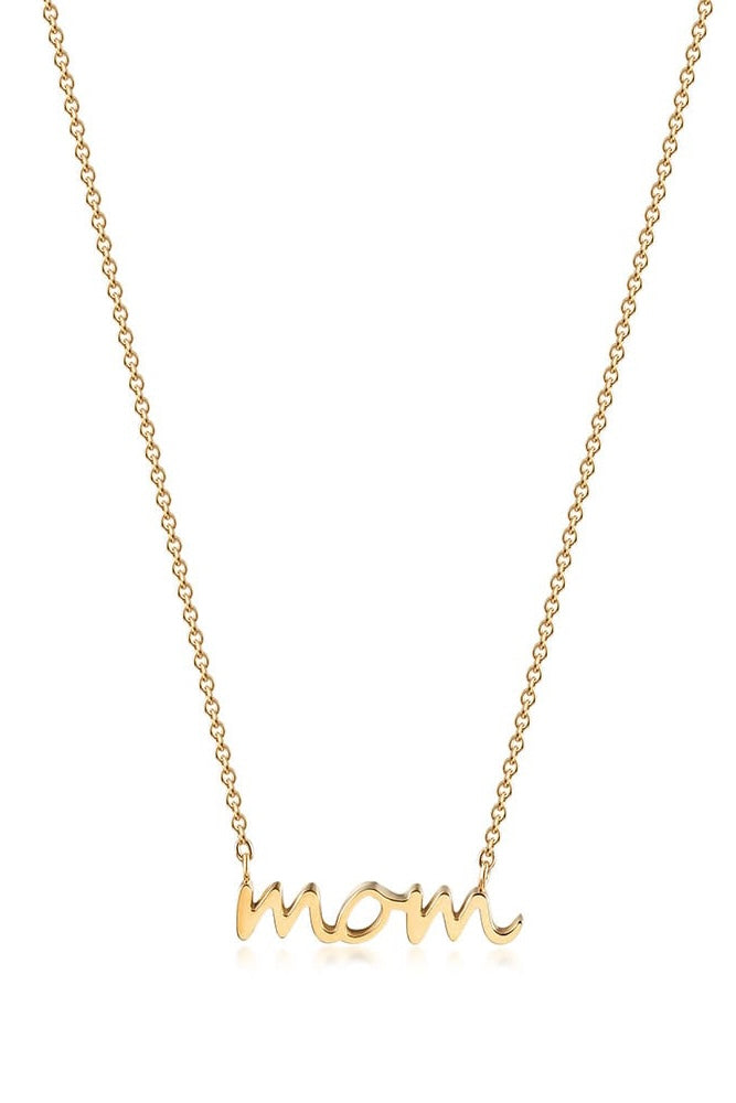 Introducing the MOM SS NECKLACE! This unique necklace is plated with gold over 925 stainless steel, making it tarnish resistant and hypoallergenic. Perfect for moms who want to add a little sparkle to their everyday look!