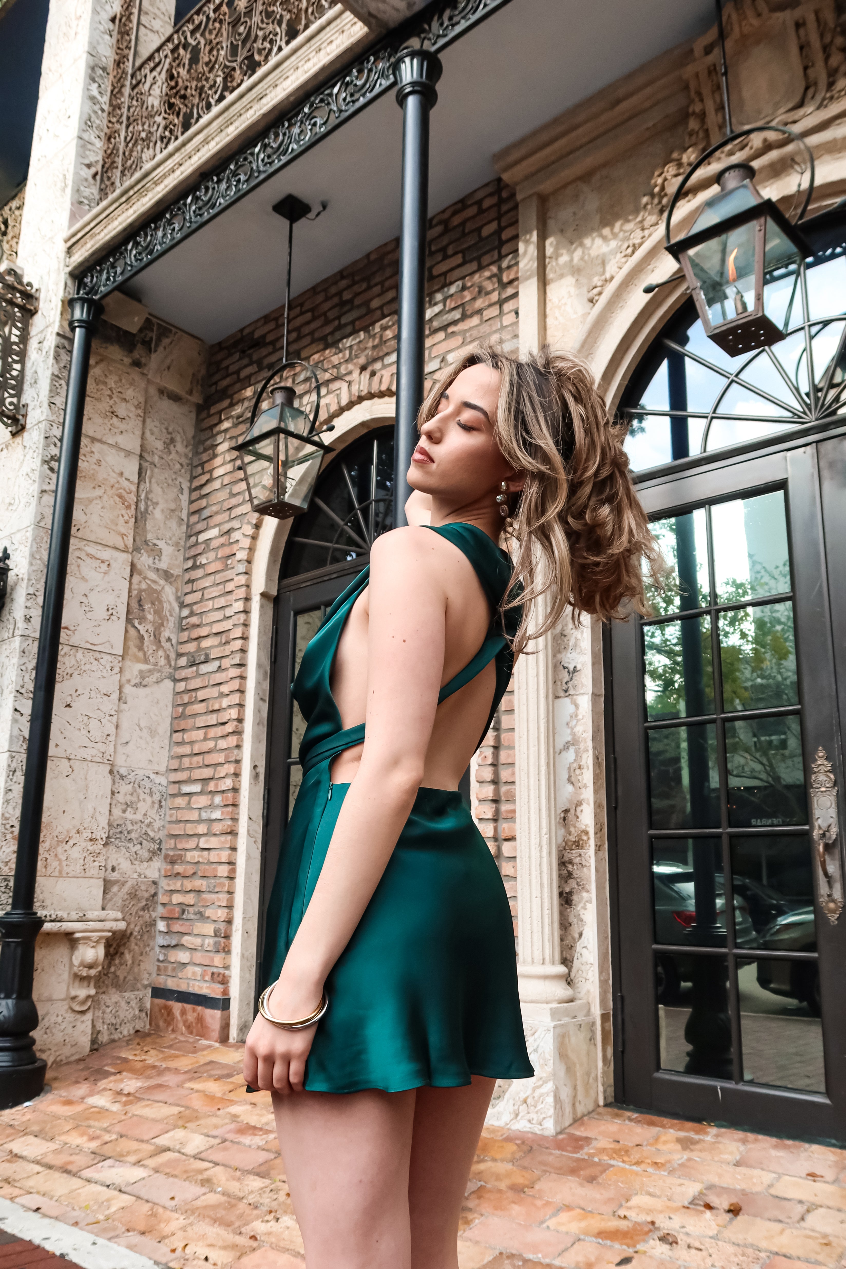 READY OR NOT SATIN MINI DRESS