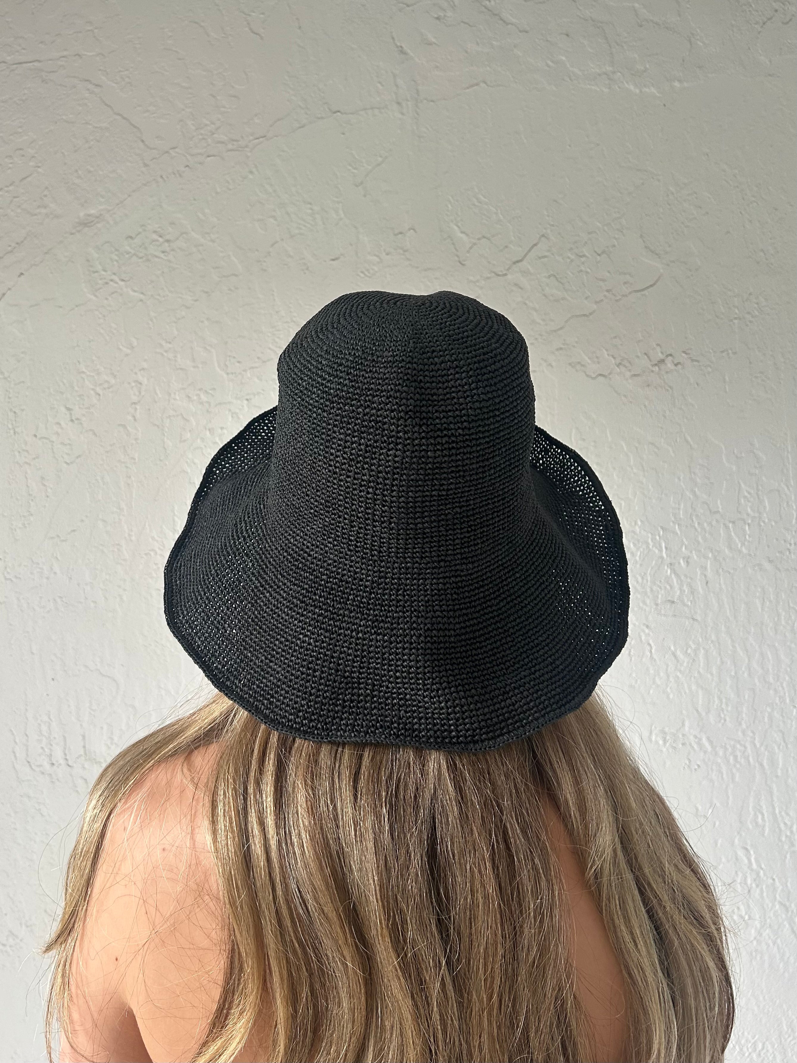 STRAW BUCKET HATS - 3 COLORS
