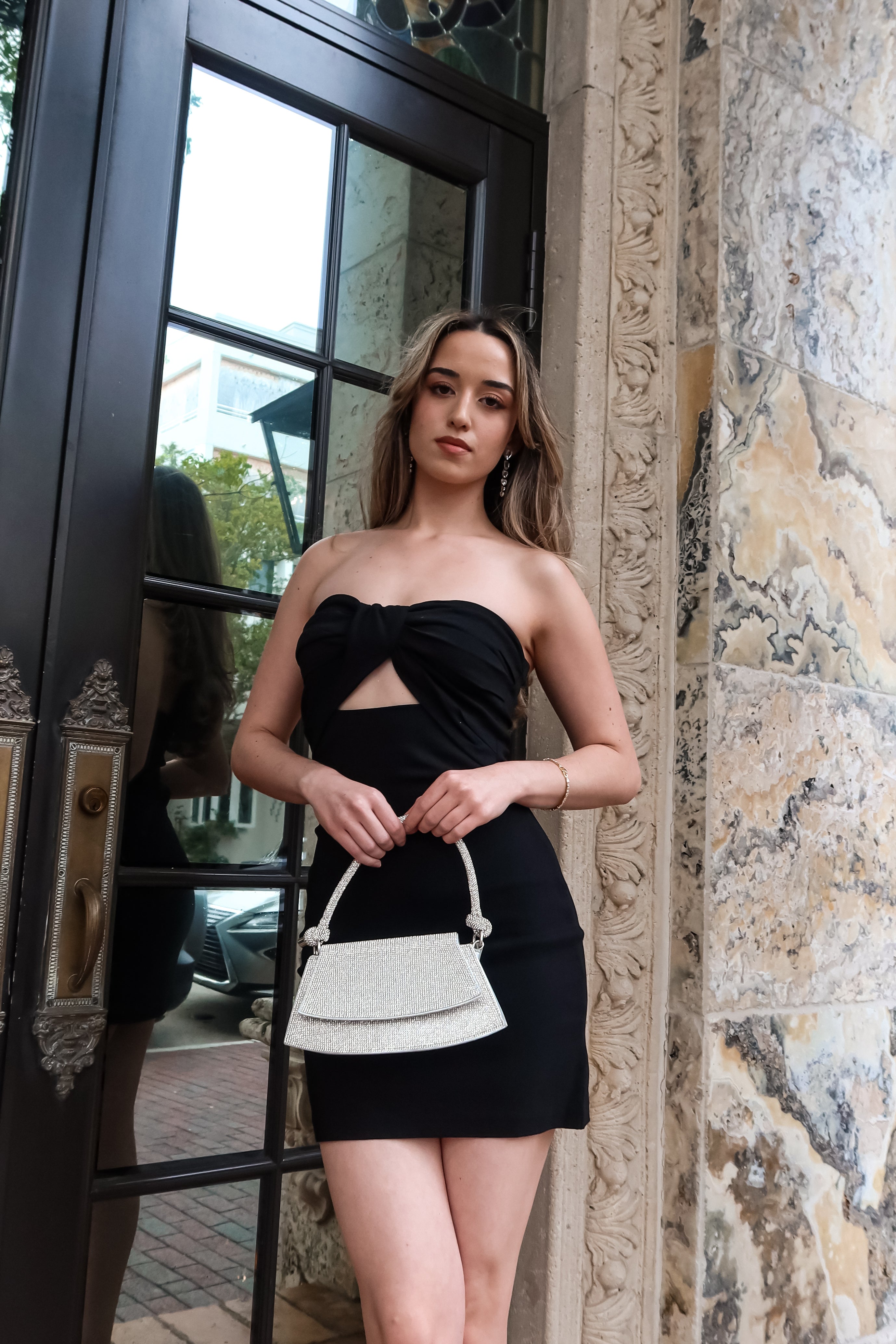 FOREVER YOURS MINI DRESS BLACK