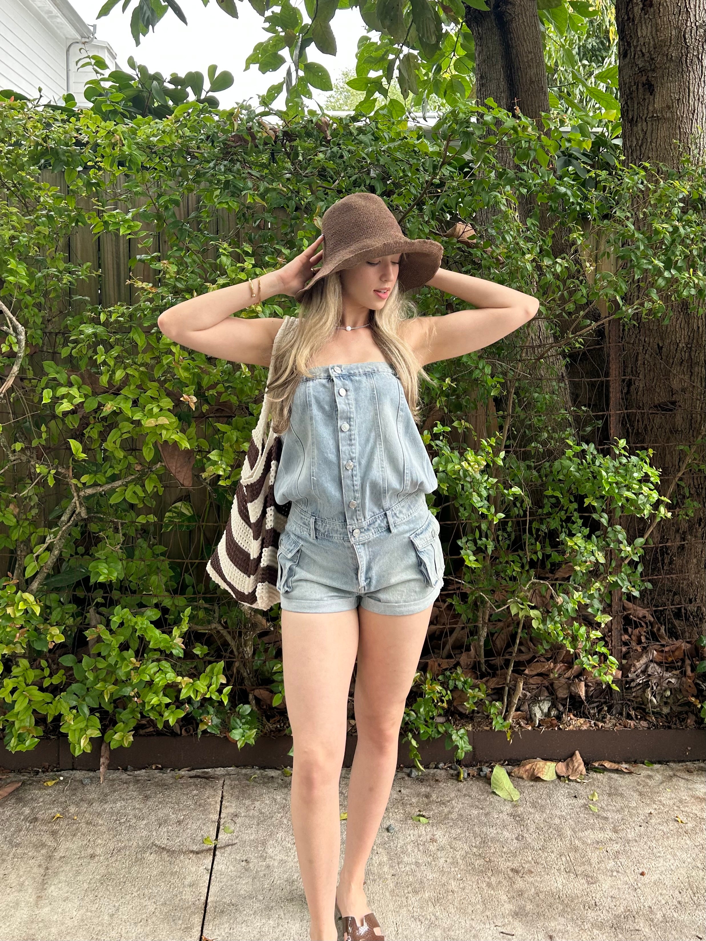 DESERT DENIM ROMPER